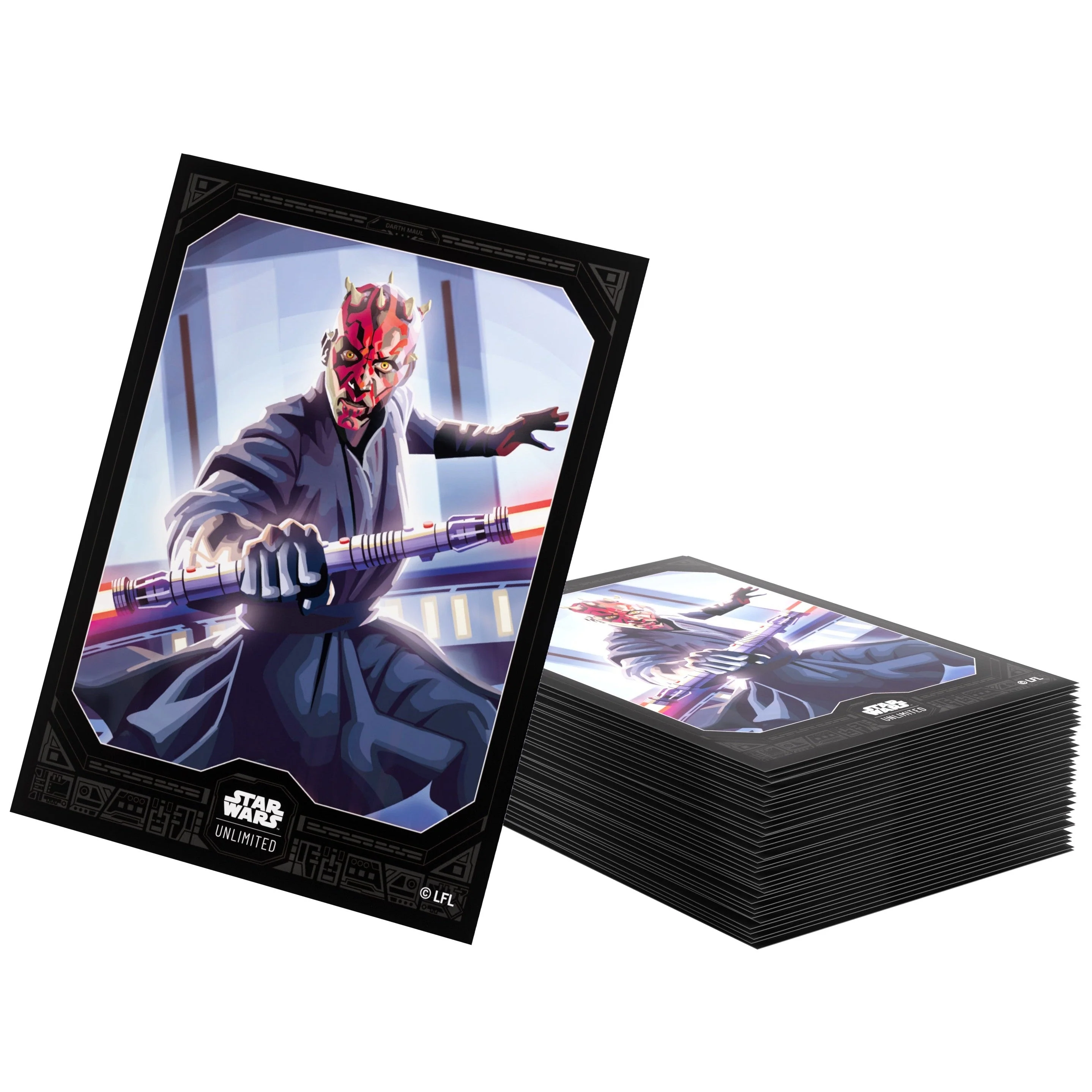 Gamegenic Star Wars Unlimited Premium Art Sleeves - Darth Maul - Image 4