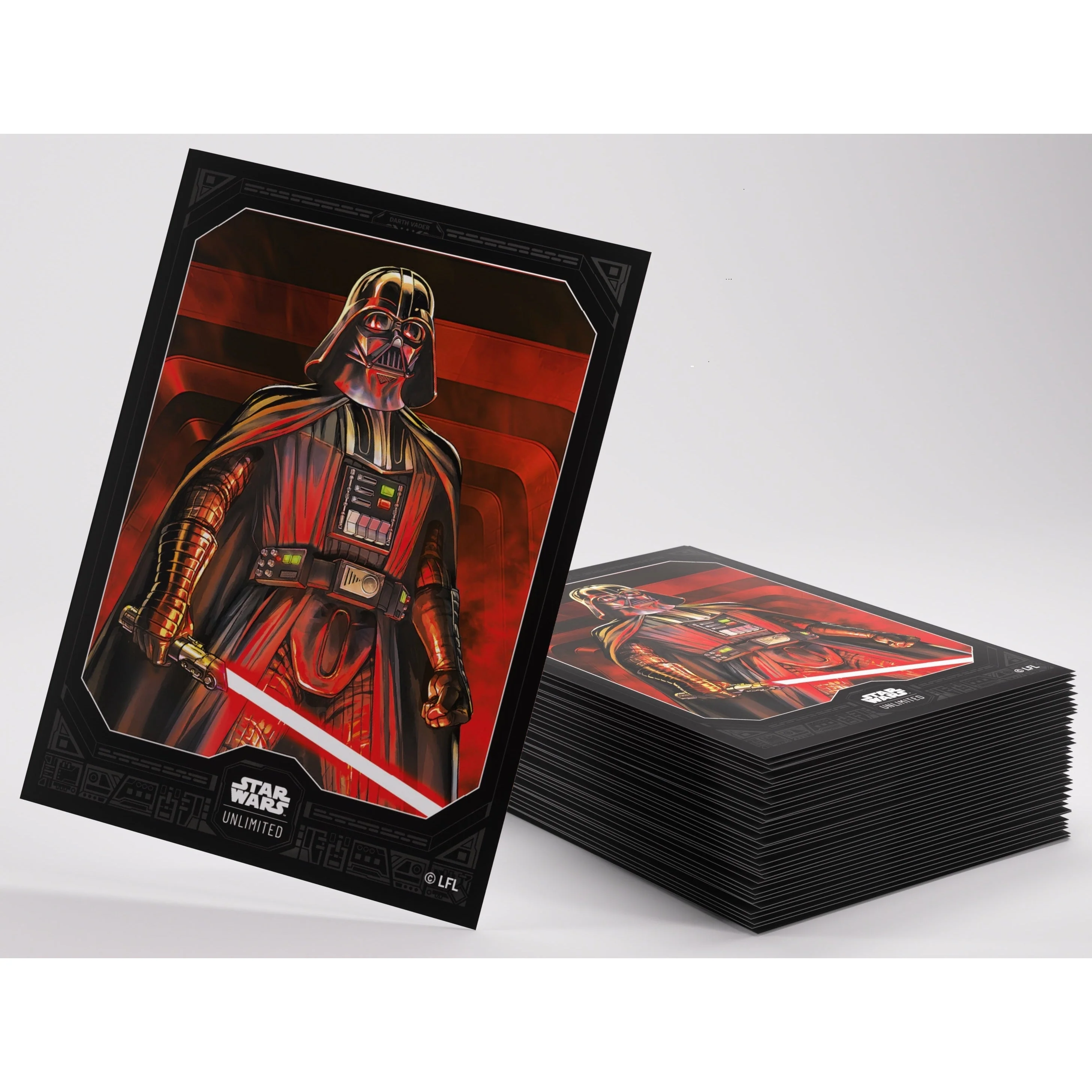 Gamegenic Star Wars Unlimited Premium Art Sleeves - Darth Vader Unstoppable 66mmx92mm 62 Sleeves Per Pack - Image 4