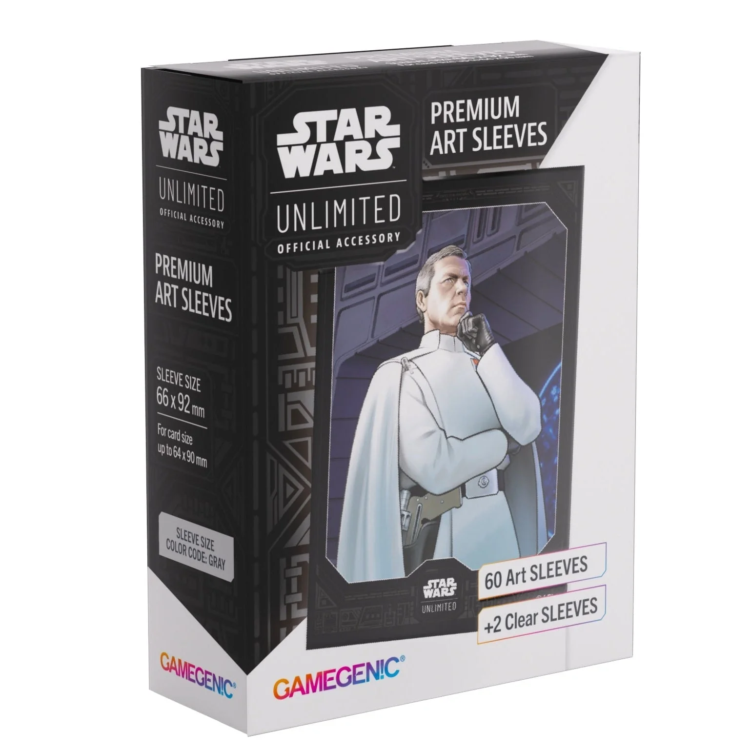 Gamegenic Star Wars Unlimited Premium Art Sleeves - Director Krennic 66mmx92mm 62 Sleeves Per Pack - Image 2