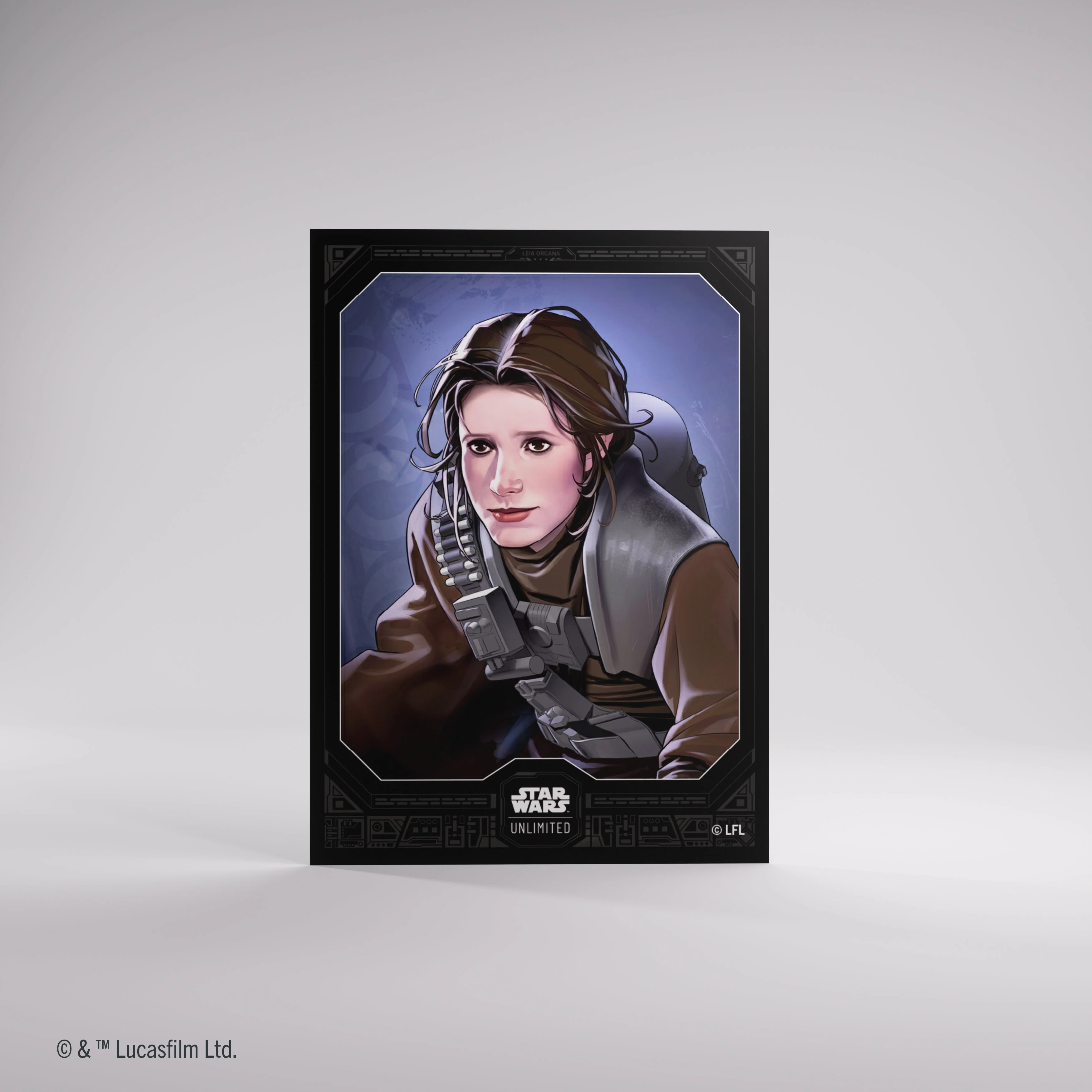 Gamegenic Star Wars Unlimited Premium Art Sleeves - Leia Organa 66mmx92mm 62 Sleeves Per Pack - Image 2