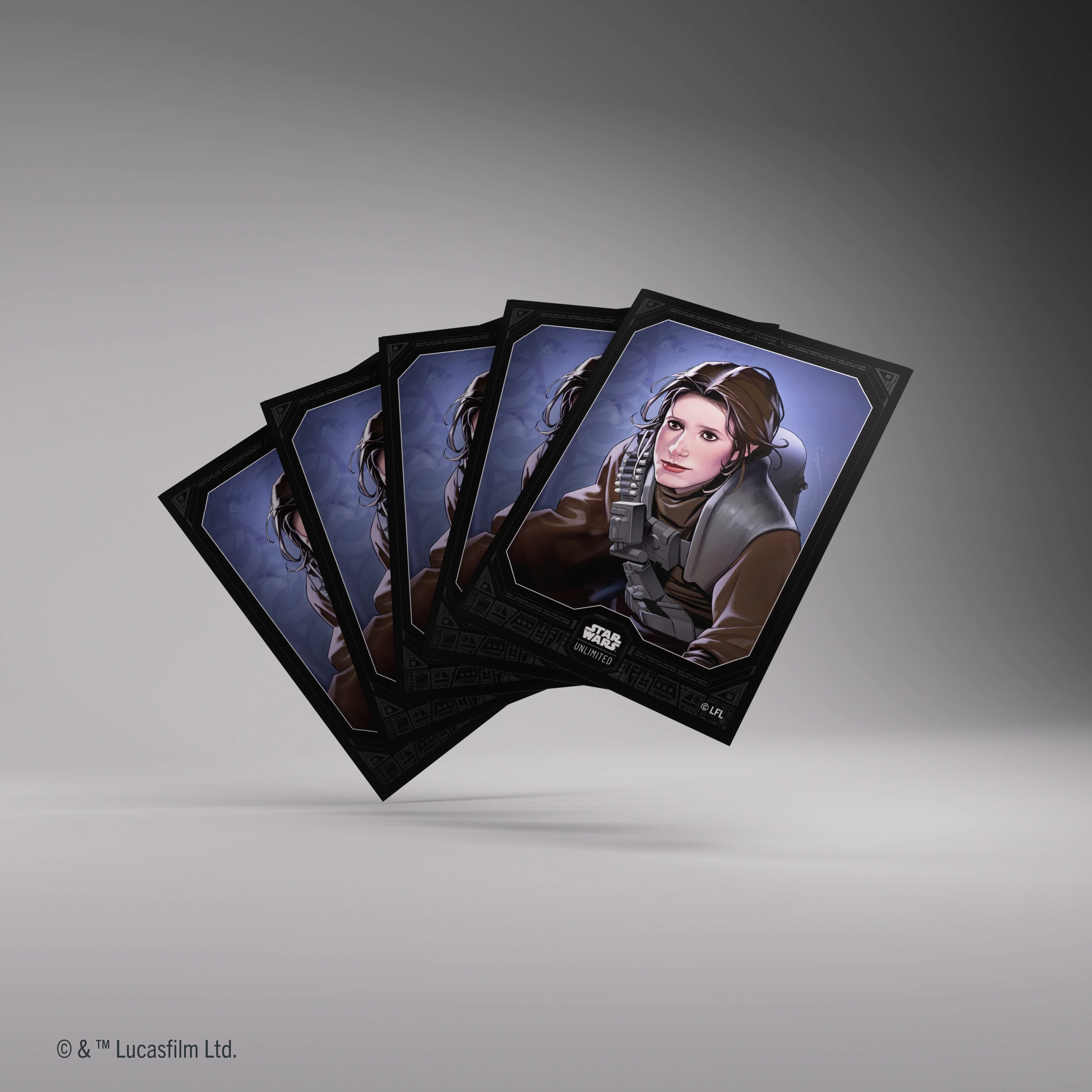 Gamegenic Star Wars Unlimited Premium Art Sleeves - Leia Organa 66mmx92mm 62 Sleeves Per Pack - Image 3