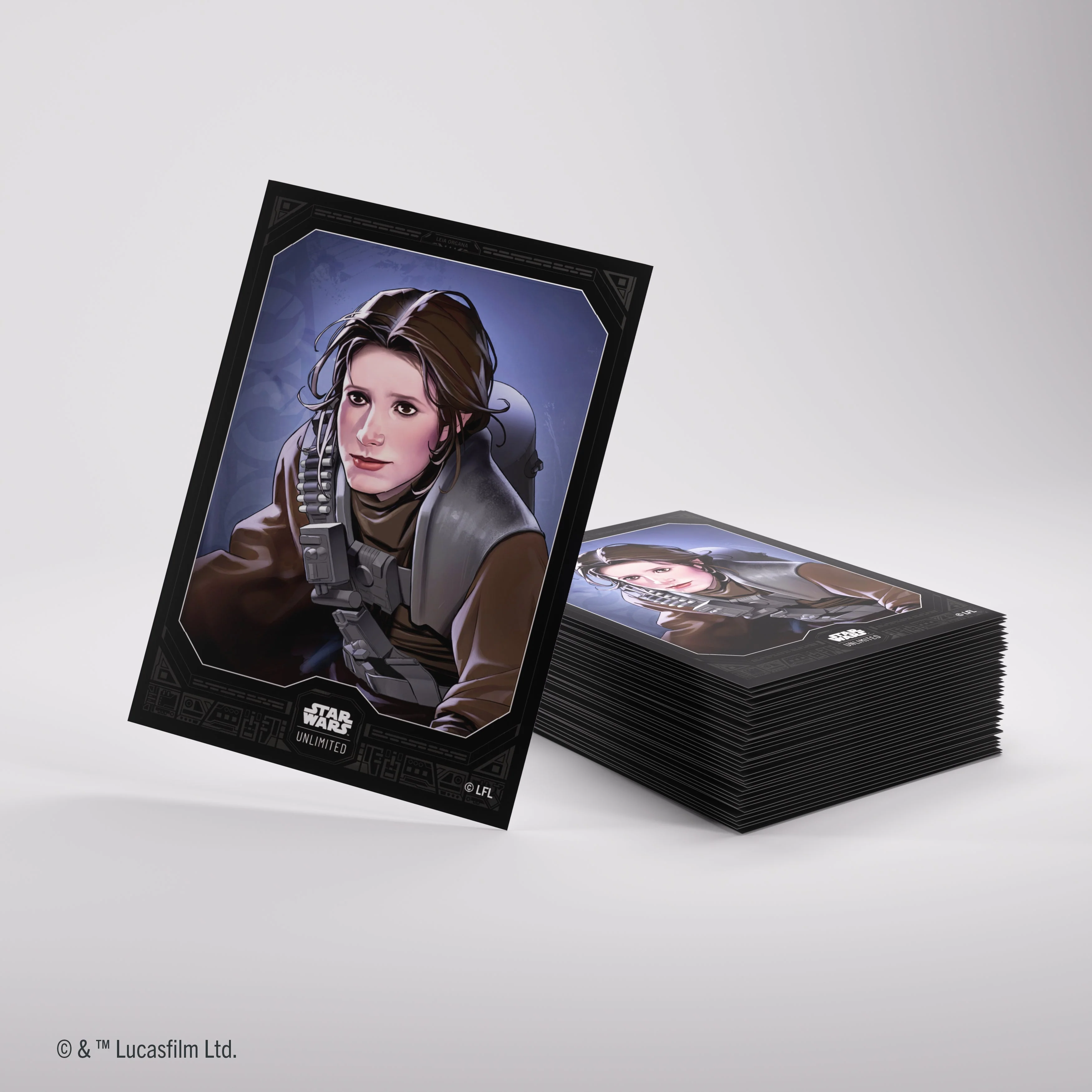 Gamegenic Star Wars Unlimited Premium Art Sleeves - Leia Organa 66mmx92mm 62 Sleeves Per Pack - Image 4