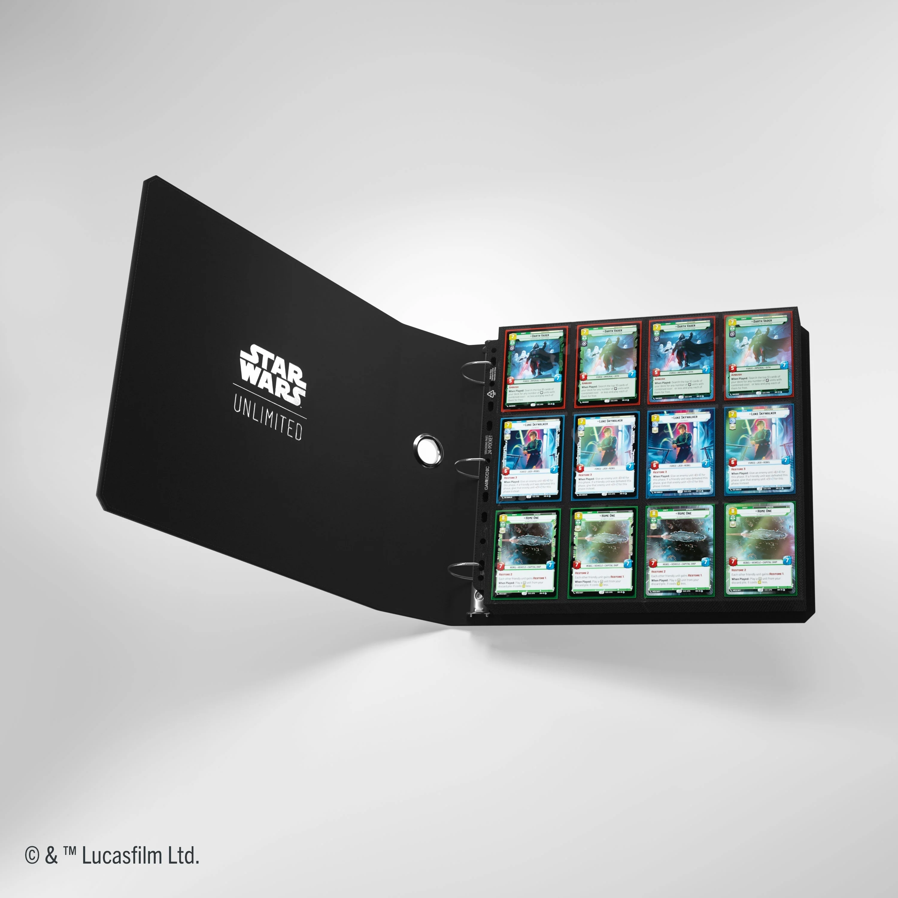 Gamegenic Star Wars Unlimited Premium Cardport 24-Pocket - Black - Image 2