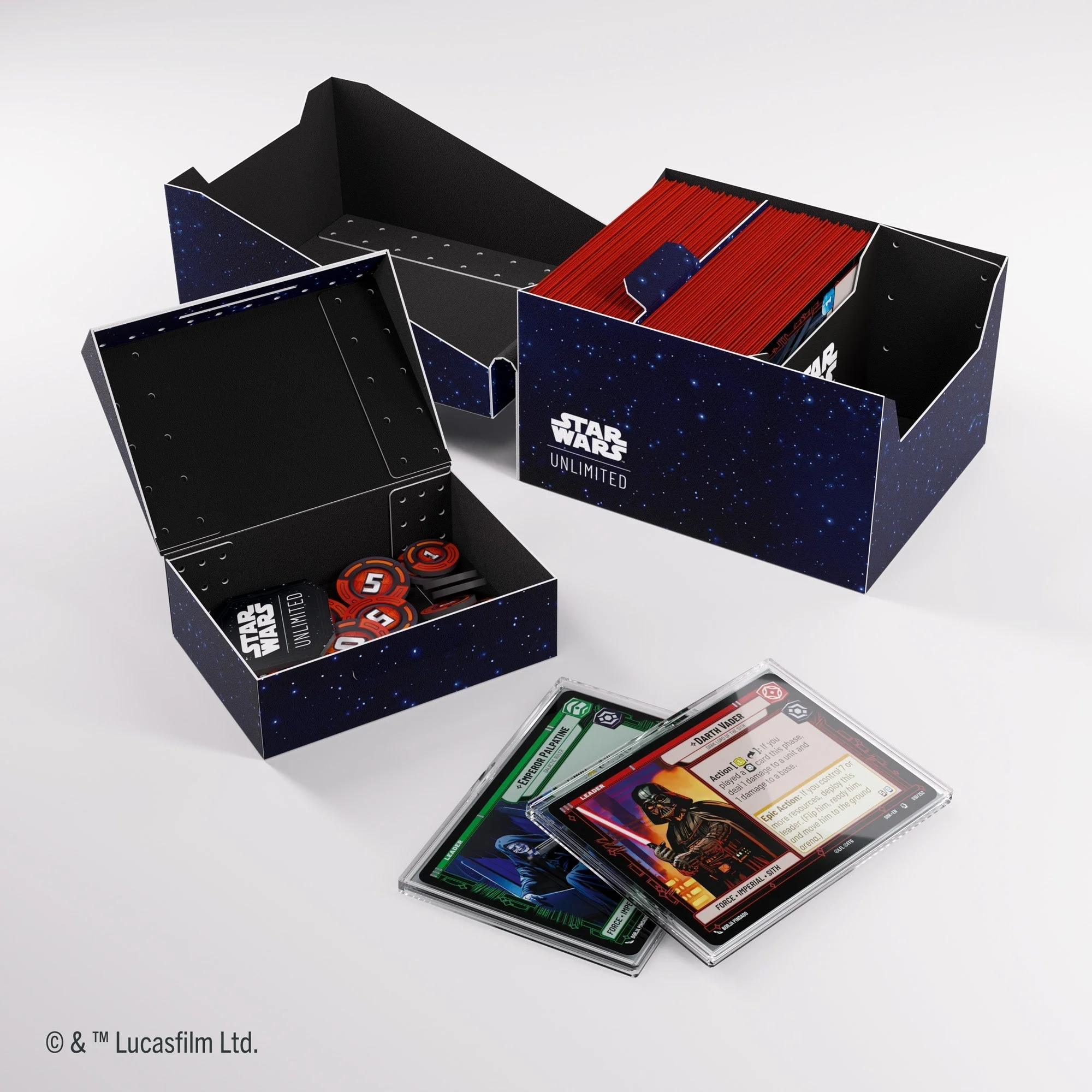 Gamegenic Star Wars Unlimited Twin Sun Soft Crate - Card Back Blue - Image 3