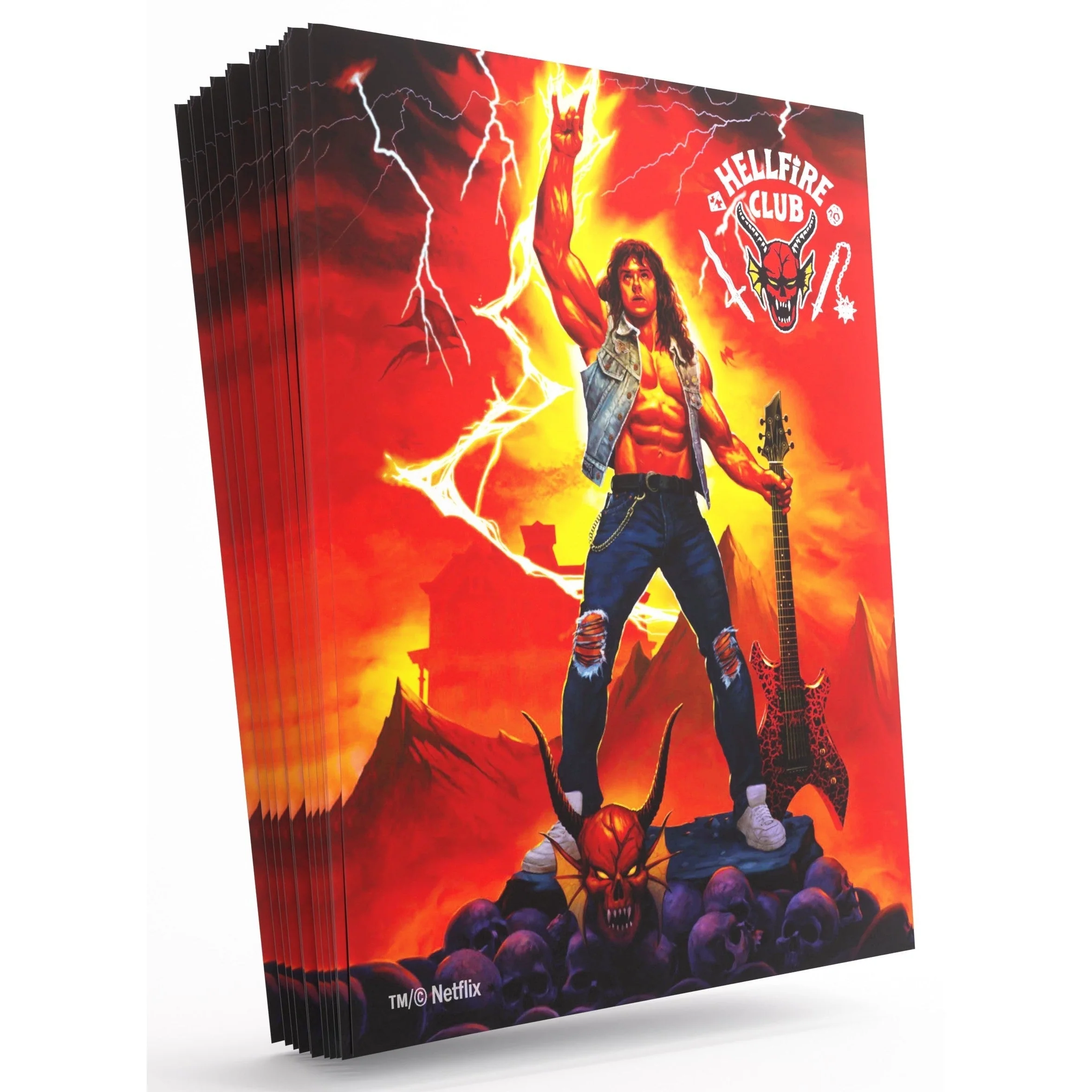 Gamegenic Stranger Things - Hellfire Club Art Sleeves Eddie Munson - Image 2