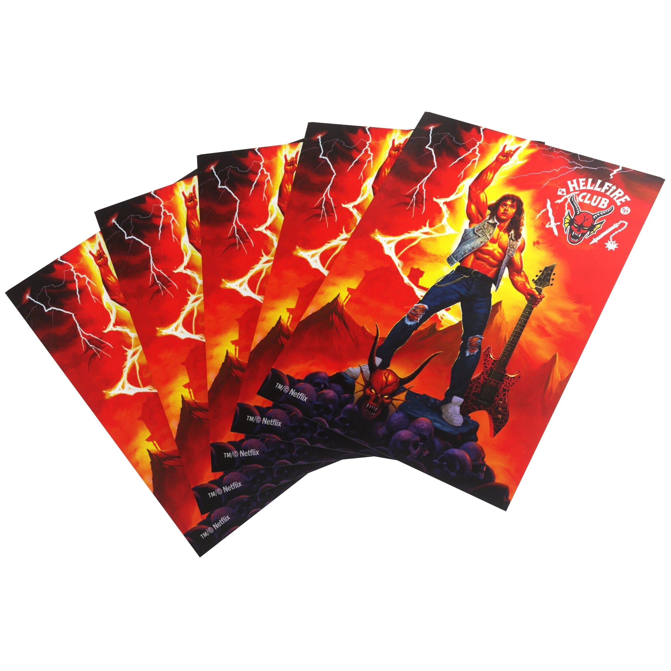 Gamegenic Stranger Things - Hellfire Club Art Sleeves Eddie Munson - Image 4