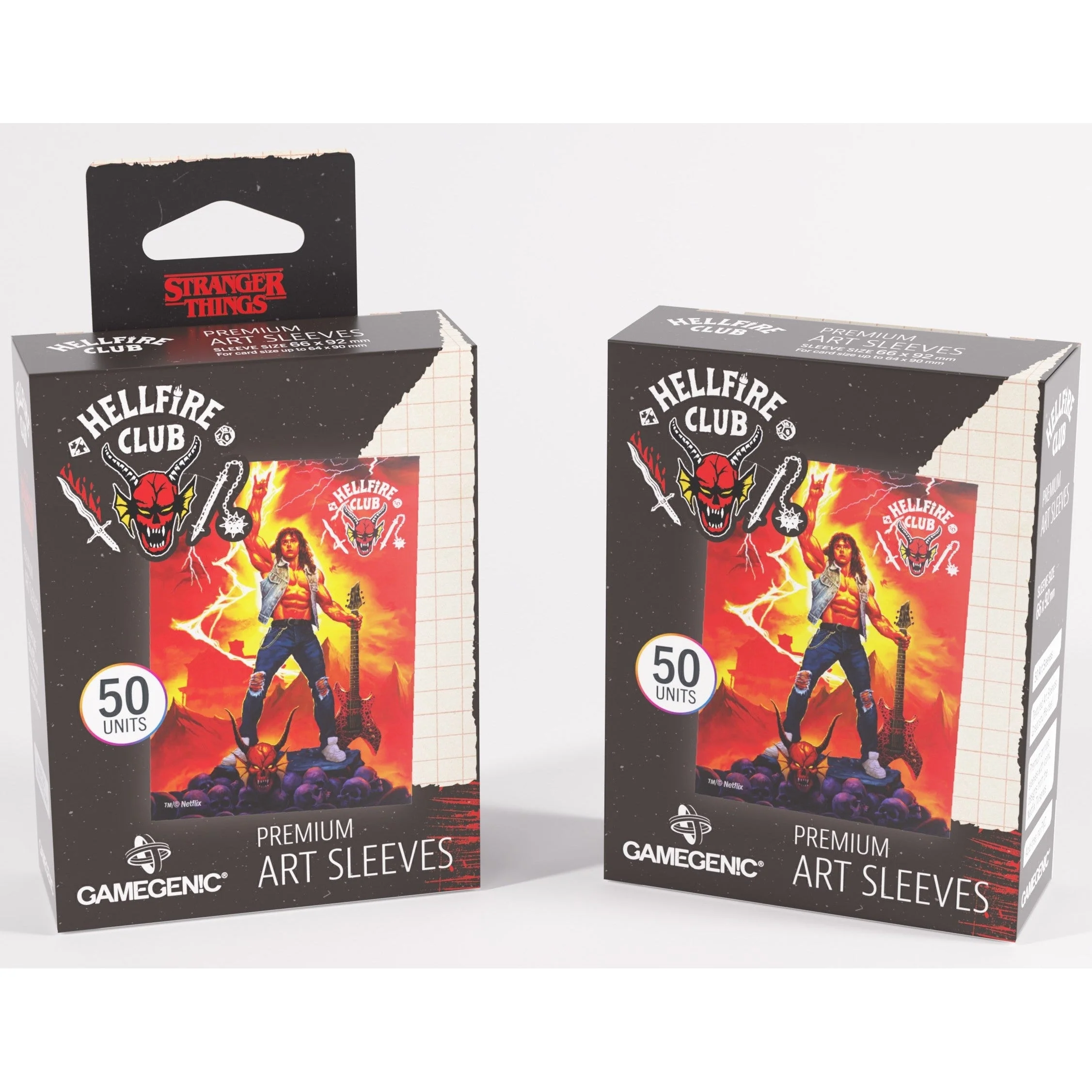 Gamegenic Stranger Things - Hellfire Club Art Sleeves Eddie Munson - Image 6