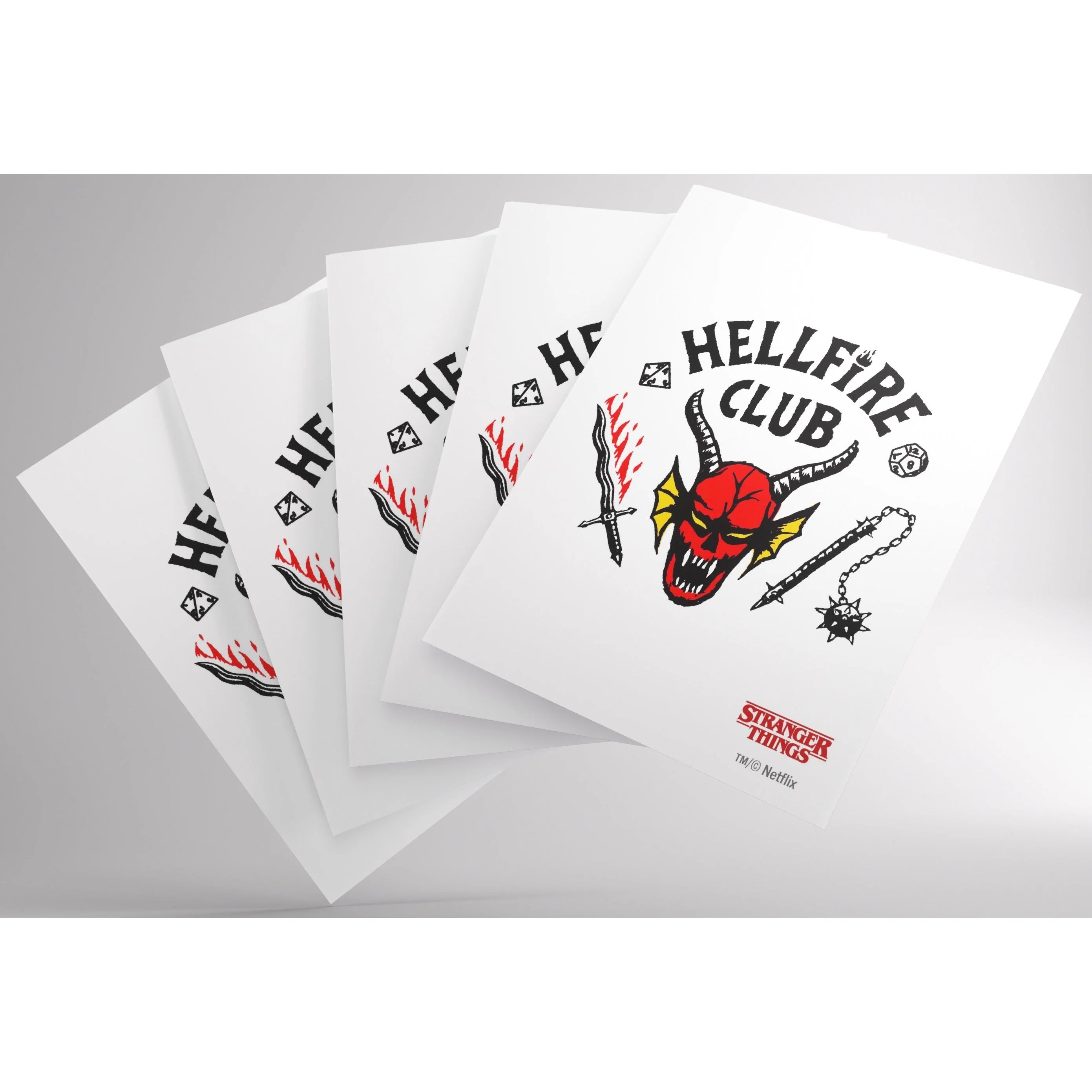 Gamegenic Stranger Things - Hellfire Club Art Sleeves Hellfire Club - Image 2