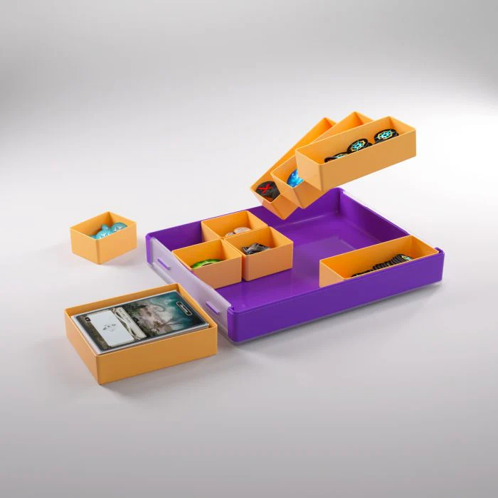 Gamegenic Token Silo Convertible Card Dice Tray (Purple Orange) - Image 2