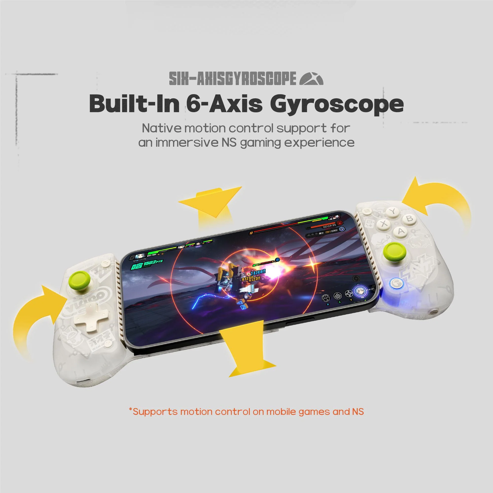 GameSir X5s Zenless Zone Zero Edition Wireless Mobile Controller (Phantom Black) - Image 12