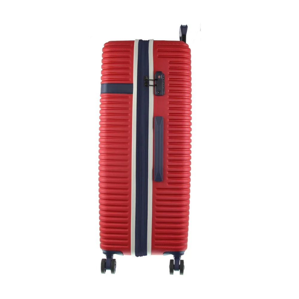 GAP Hard-Shell 4-Wheel Suitcase TSA Lock Large Travel Luggage 76cm Red - Image 3