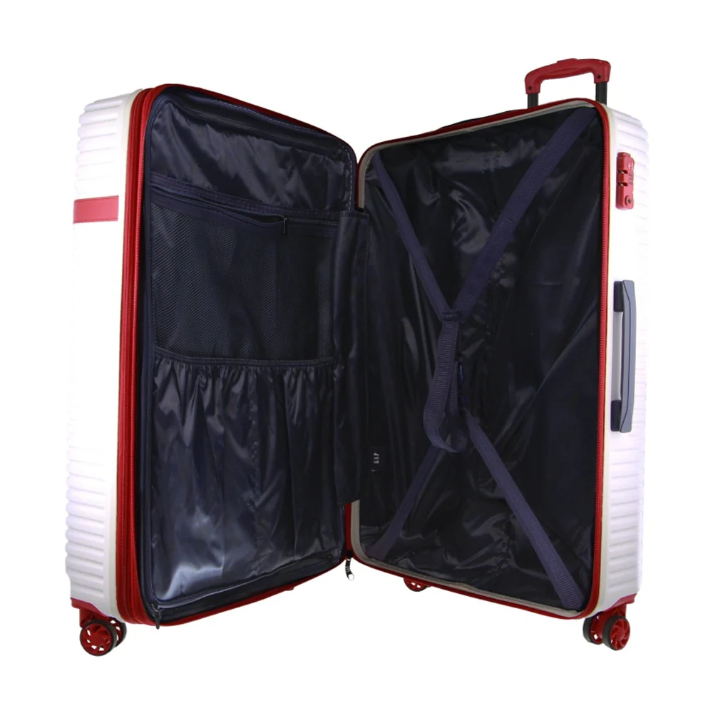 GAP Hard-Shell 4-Wheel Suitcase TSA Lock Large Travel Luggage 76cm White - Image 2