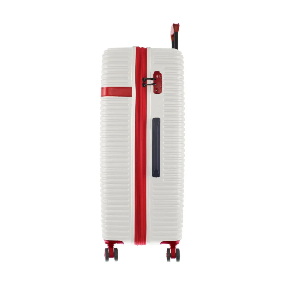 GAP Hard-Shell 4-Wheel Suitcase TSA Lock Medium Luggage 67cm White - Image 3