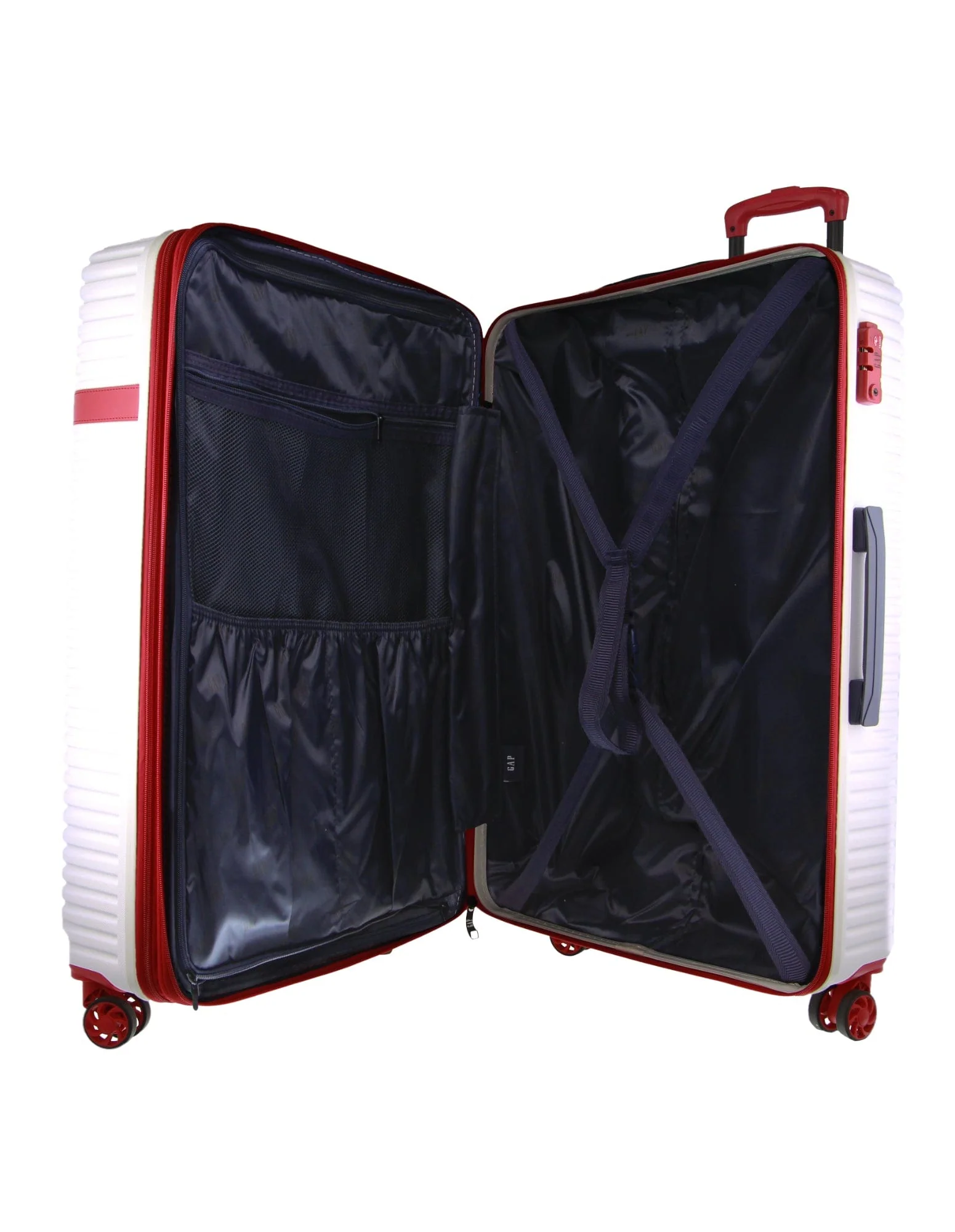 GAP Hard-Shell 4-Wheel Suitcase TSA Lock Medium Luggage 67cm White - Image 6