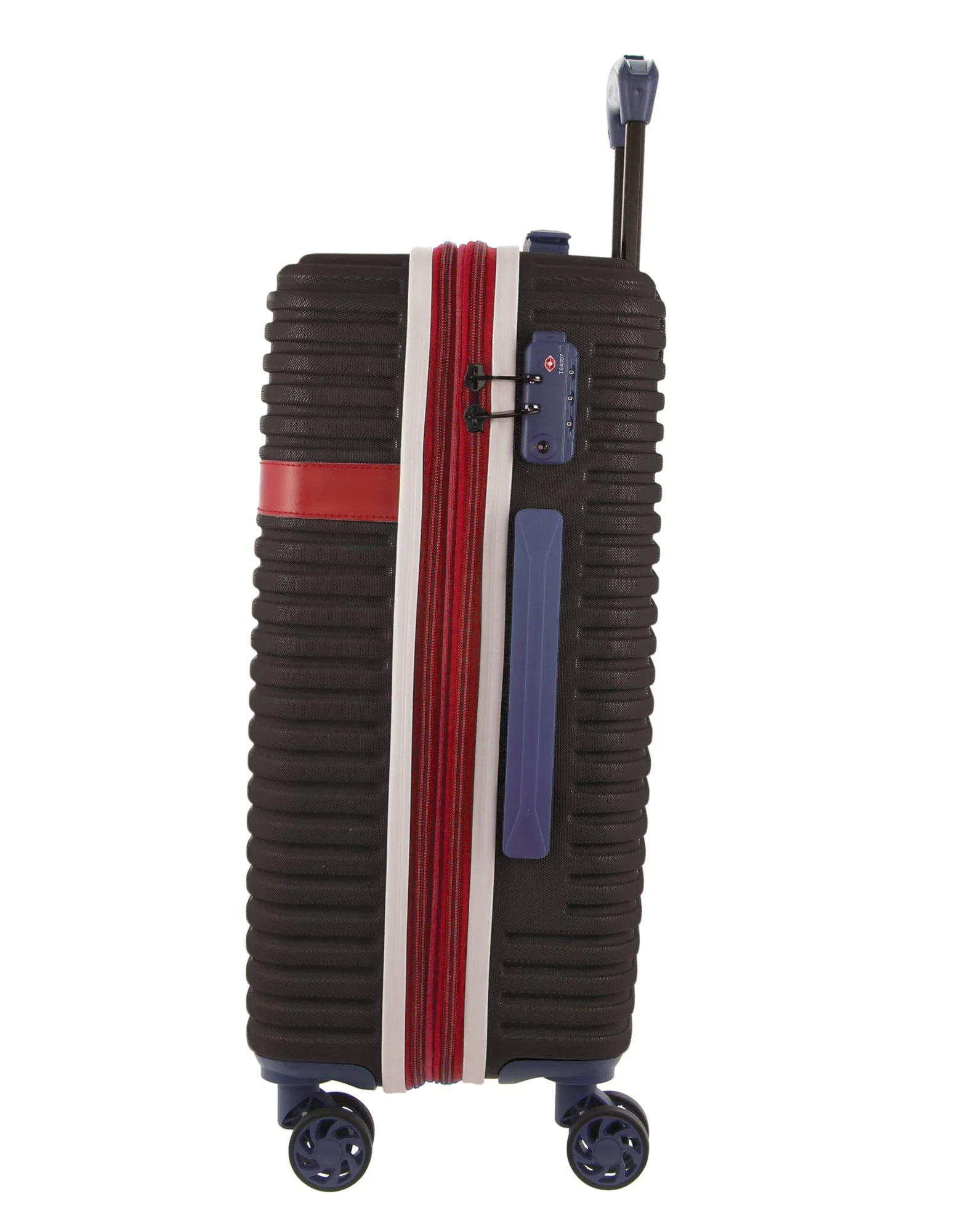 GAP Hard-Shell Suitcase 4 Wheel Hidden Pocket Cabin Luggage 56cm Black - Image 7