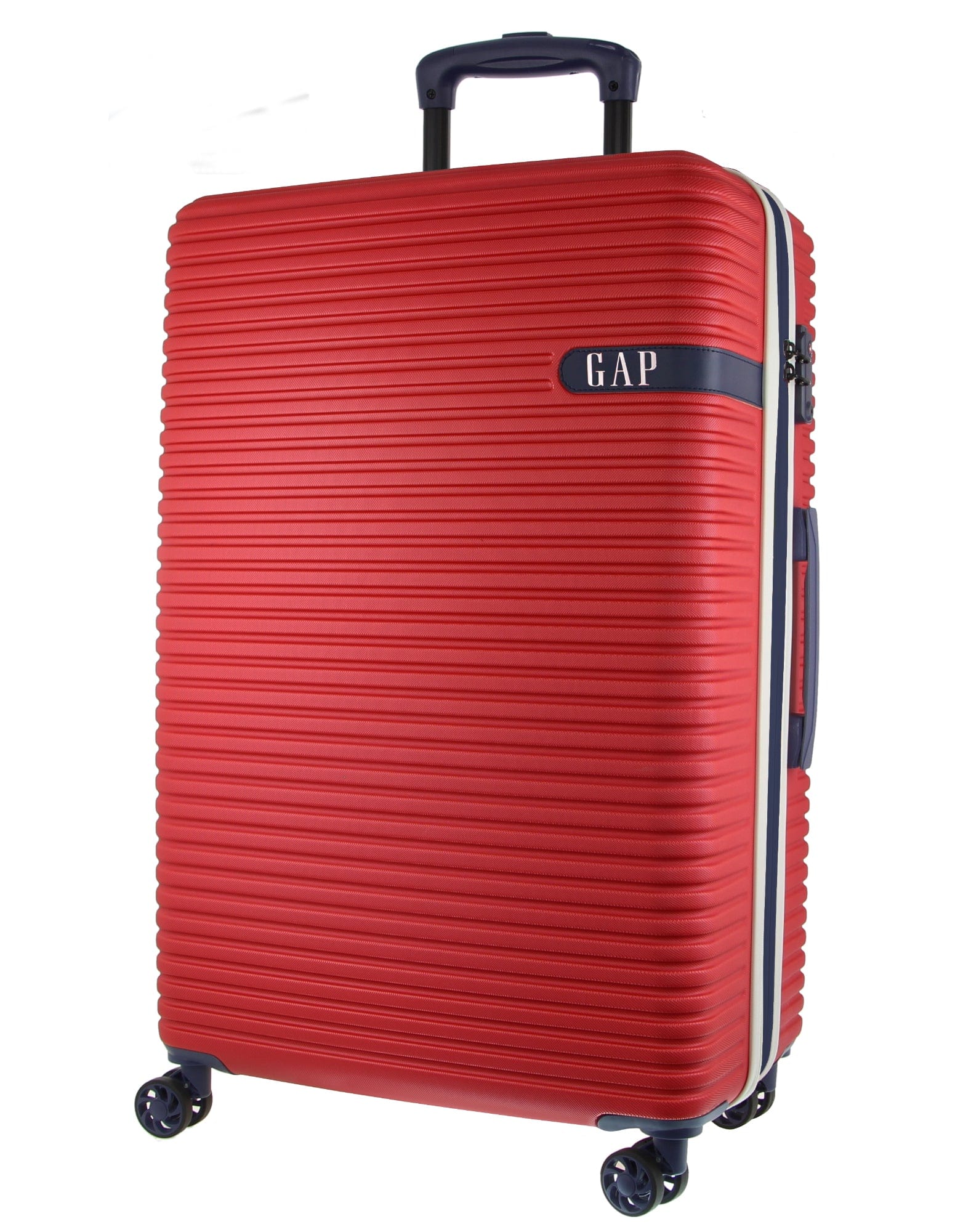 GAP Hard-Shell Suitcase Large Cabin Luggage Set with Tag (Red) [2-Pieces] - Image 8