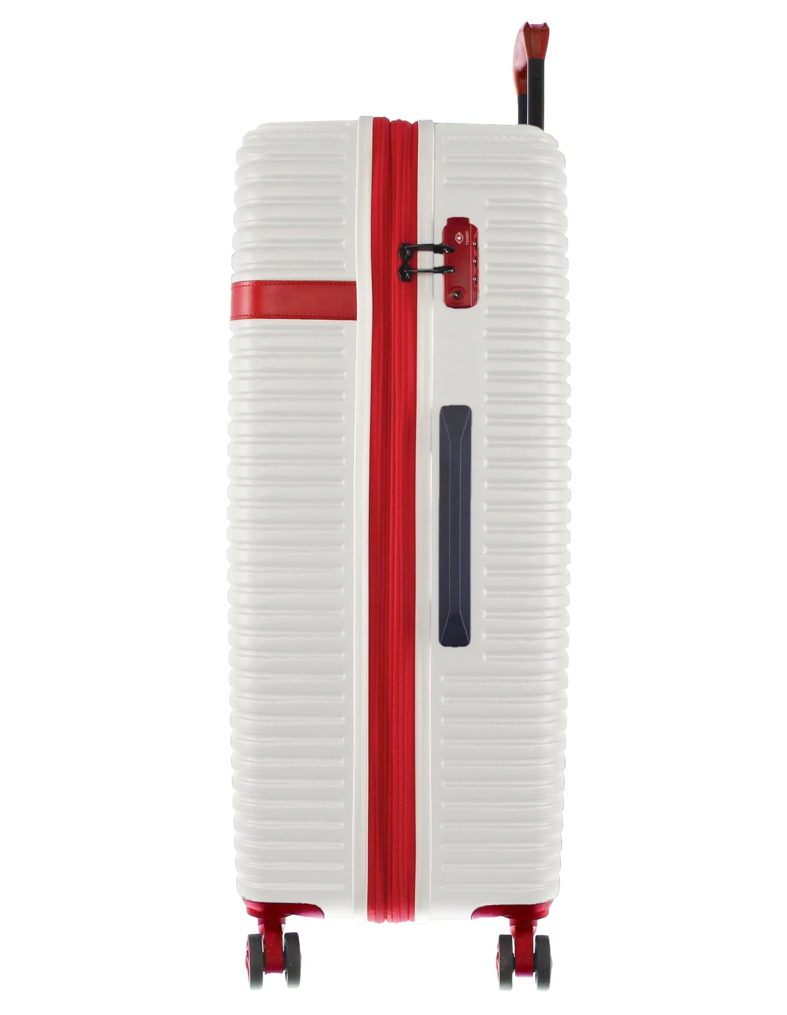 GAP Hard-Shell Suitcase Large Cabin Luggage Set with Tag (White) [2-Pieces] - Image 6