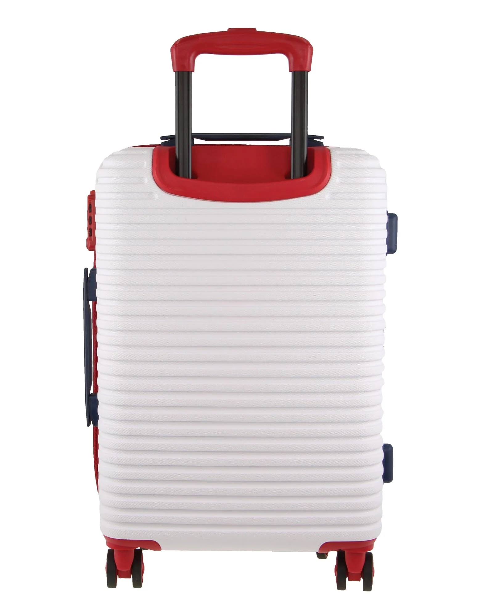GAP Hard-Shell Suitcase Large Cabin Luggage Set with Tag (White) [2-Pieces] - Image 9