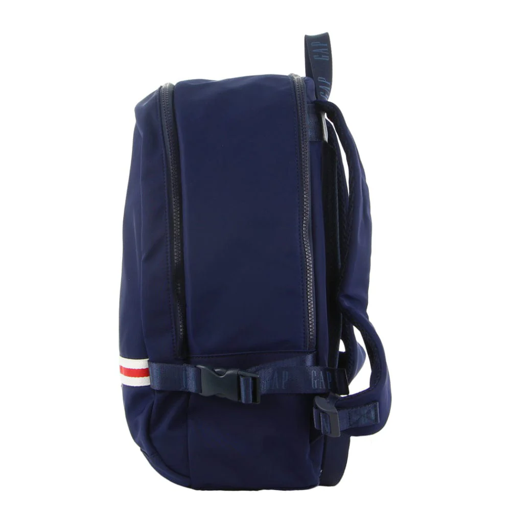 GAP Men's Nylon Travel/School & Casual Backpack Bag w/ Zip Pocket 28x40cm Navy - Image 2