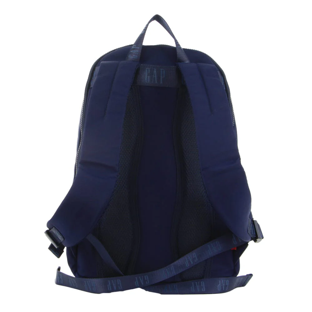 GAP Men's Nylon Travel/School & Casual Backpack Bag w/ Zip Pocket 28x40cm Navy - Image 3