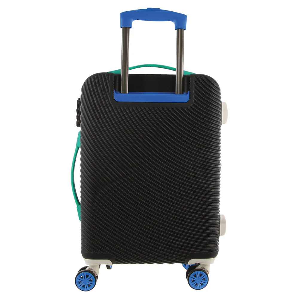 GAP Stripe Hard-Shell Cabin Suitcase TSA Lock Luggage 56x35cm Black - Image 5