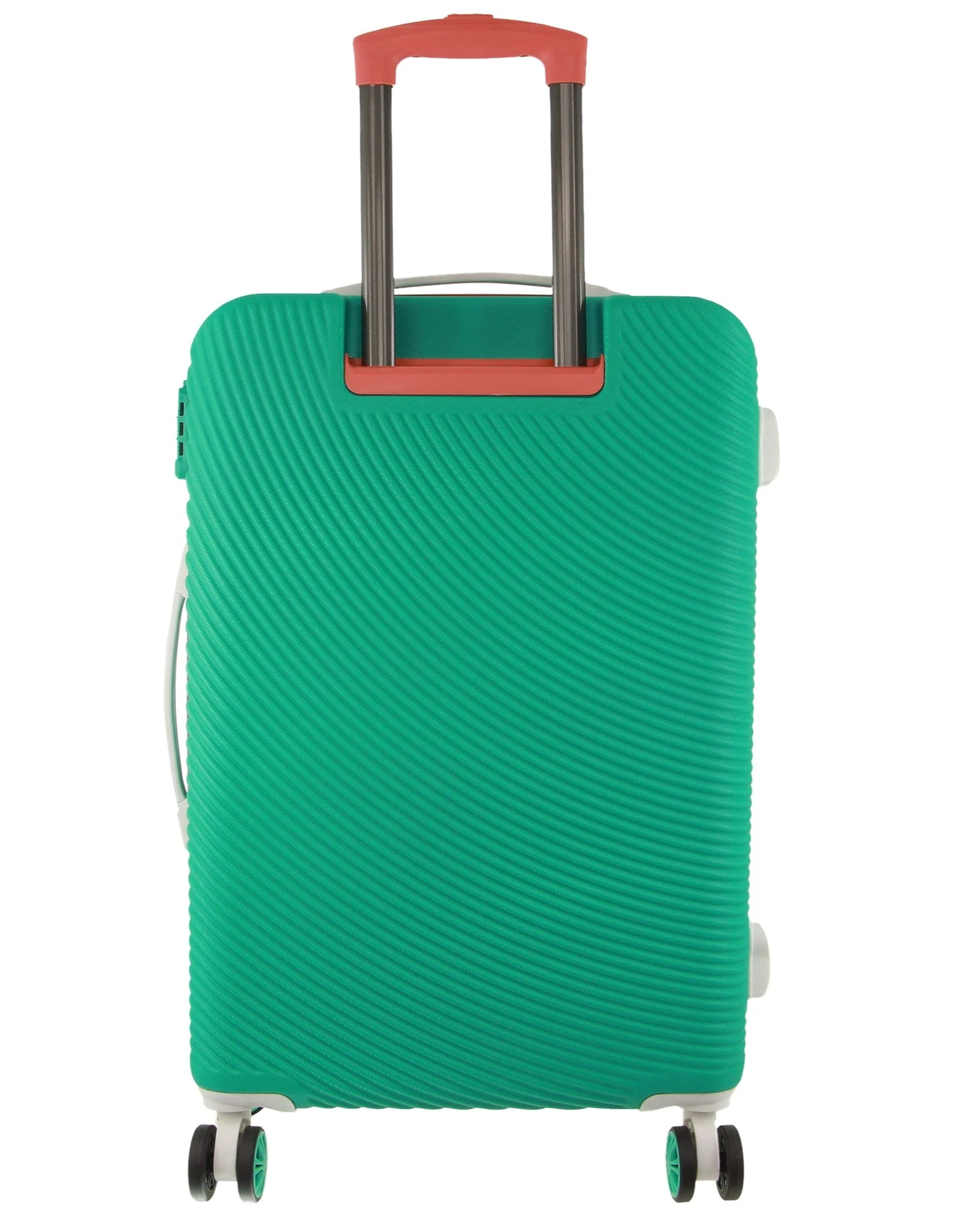 GAP Stripe Travel Hard-Shell Suitcase Medium Luggage 67x46cm Turquoise - Image 8
