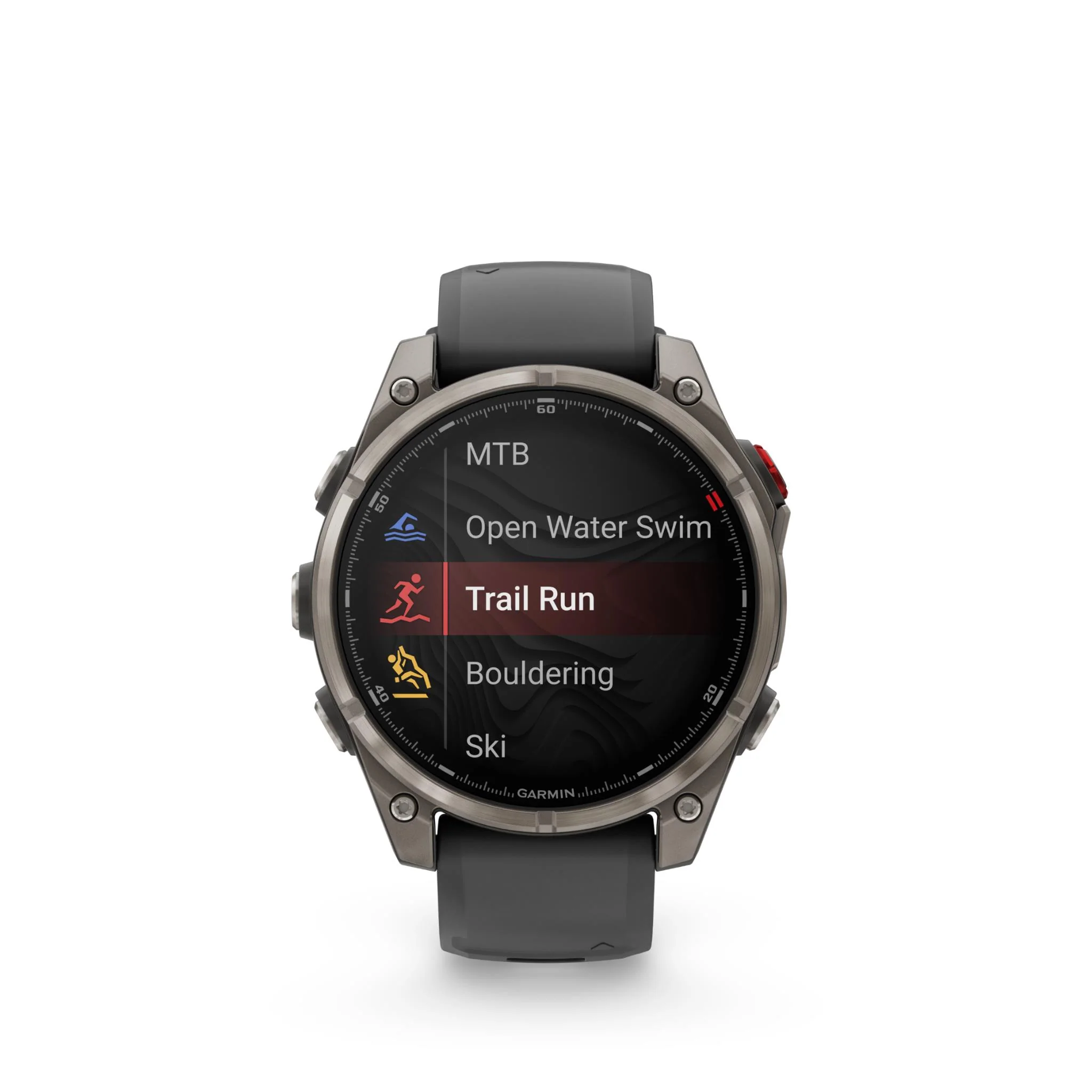Garmin Fenix 8 Pro 47mm AMOLED Sapphire Edition Titanium with Graphite + Black Band - Image 12