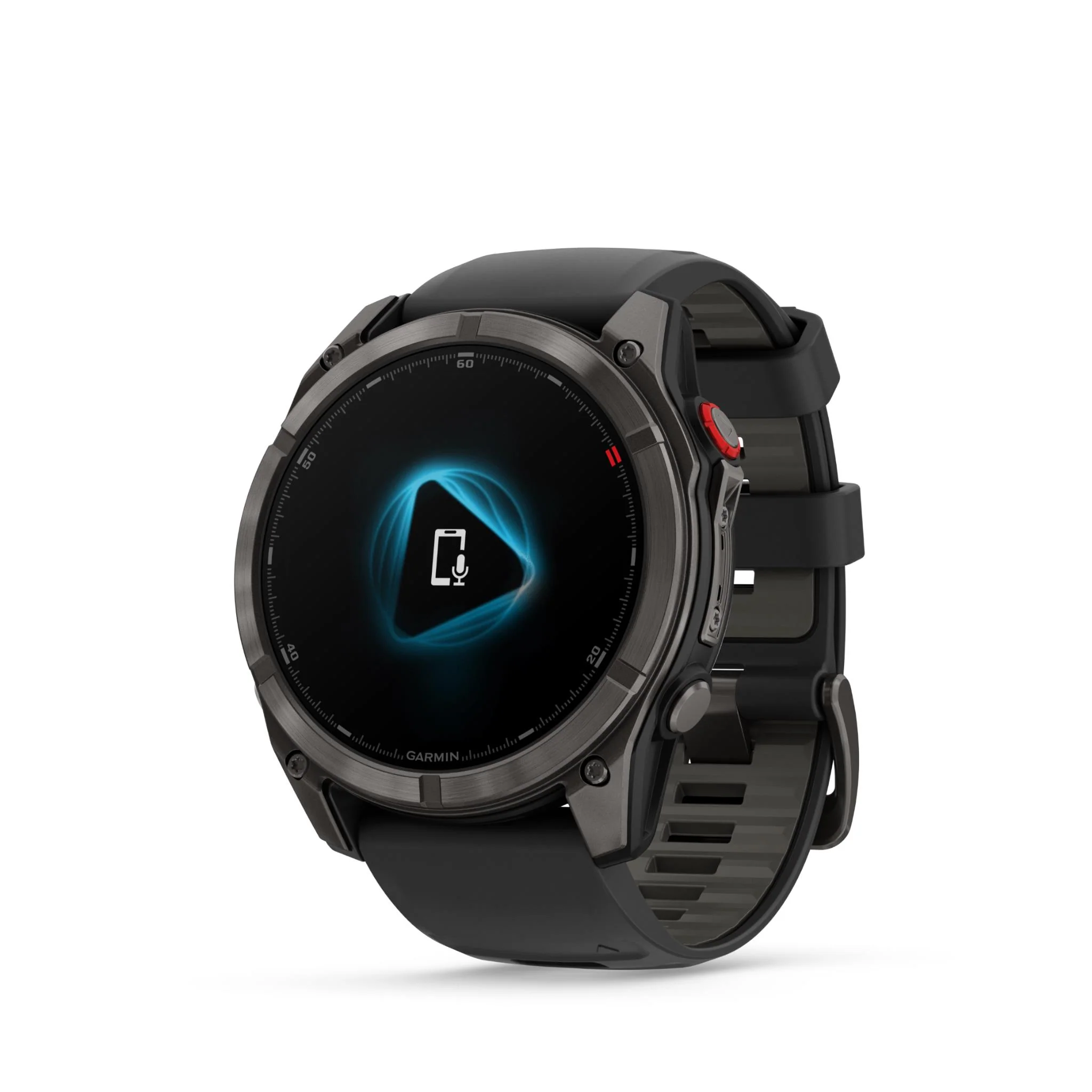 Garmin Fenix 8 Pro 51mm AMOLED Sapphire Edition Carbon Grey Titanium with Black + Pebble Grey Band - Image 10