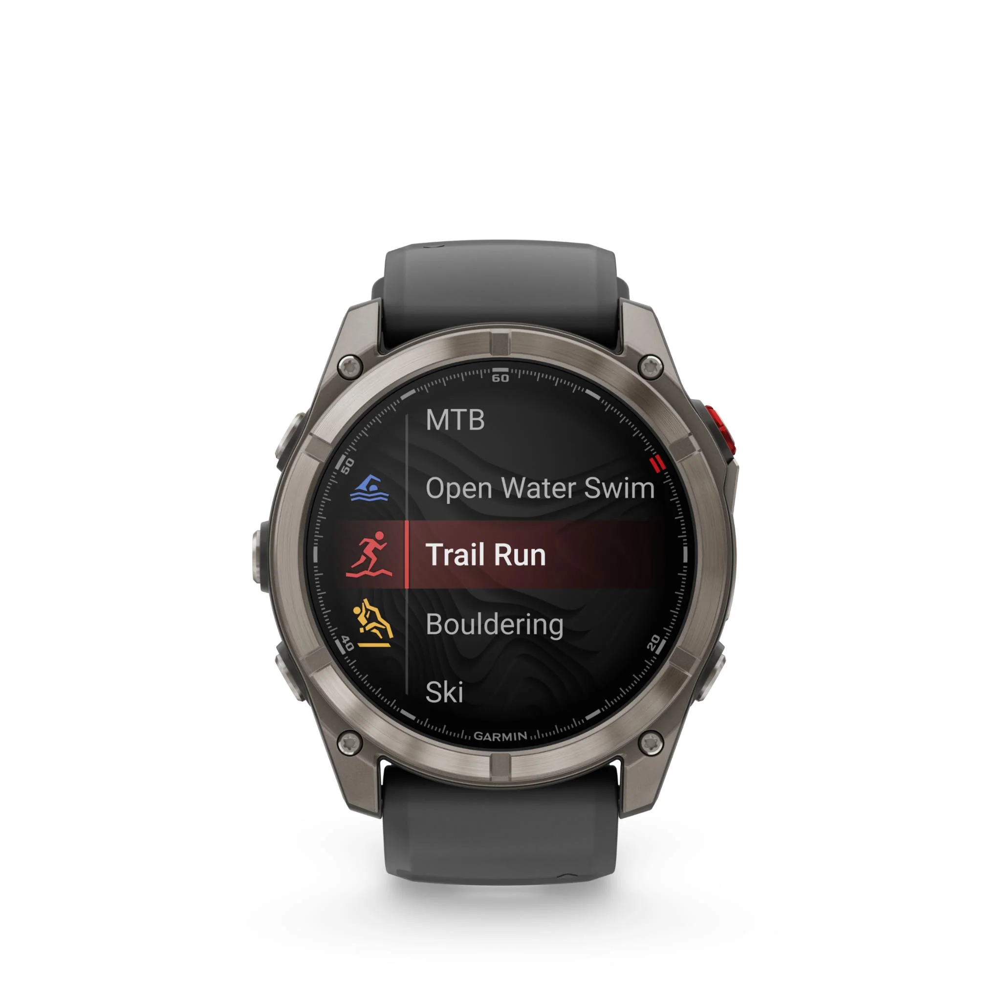Garmin Fenix 8 Pro 51mm AMOLED Sapphire Edition Titanium with Graphite + Black Band - Image 12