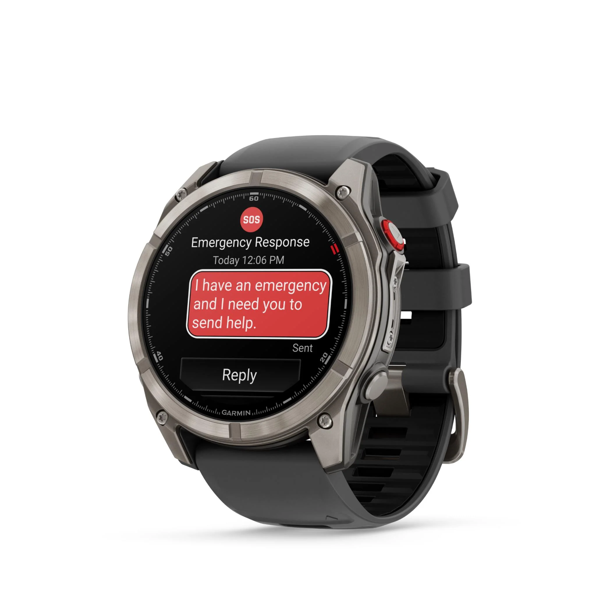 Garmin Fenix 8 Pro 51mm AMOLED Sapphire Edition Titanium with Graphite + Black Band - Image 2