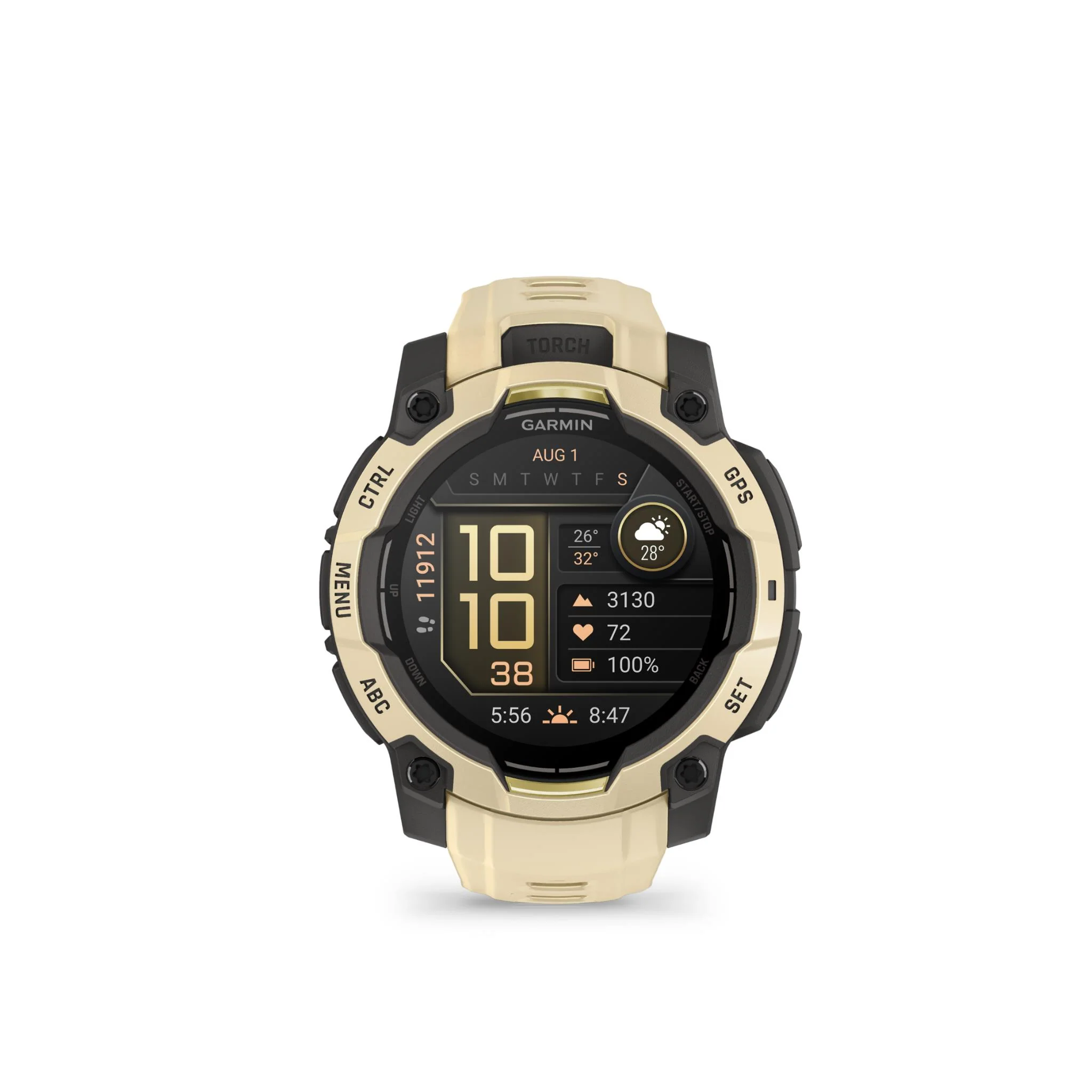 Garmin Instinct 3 45mm AMOLED  Smart Watch (Citrine) - Image 2