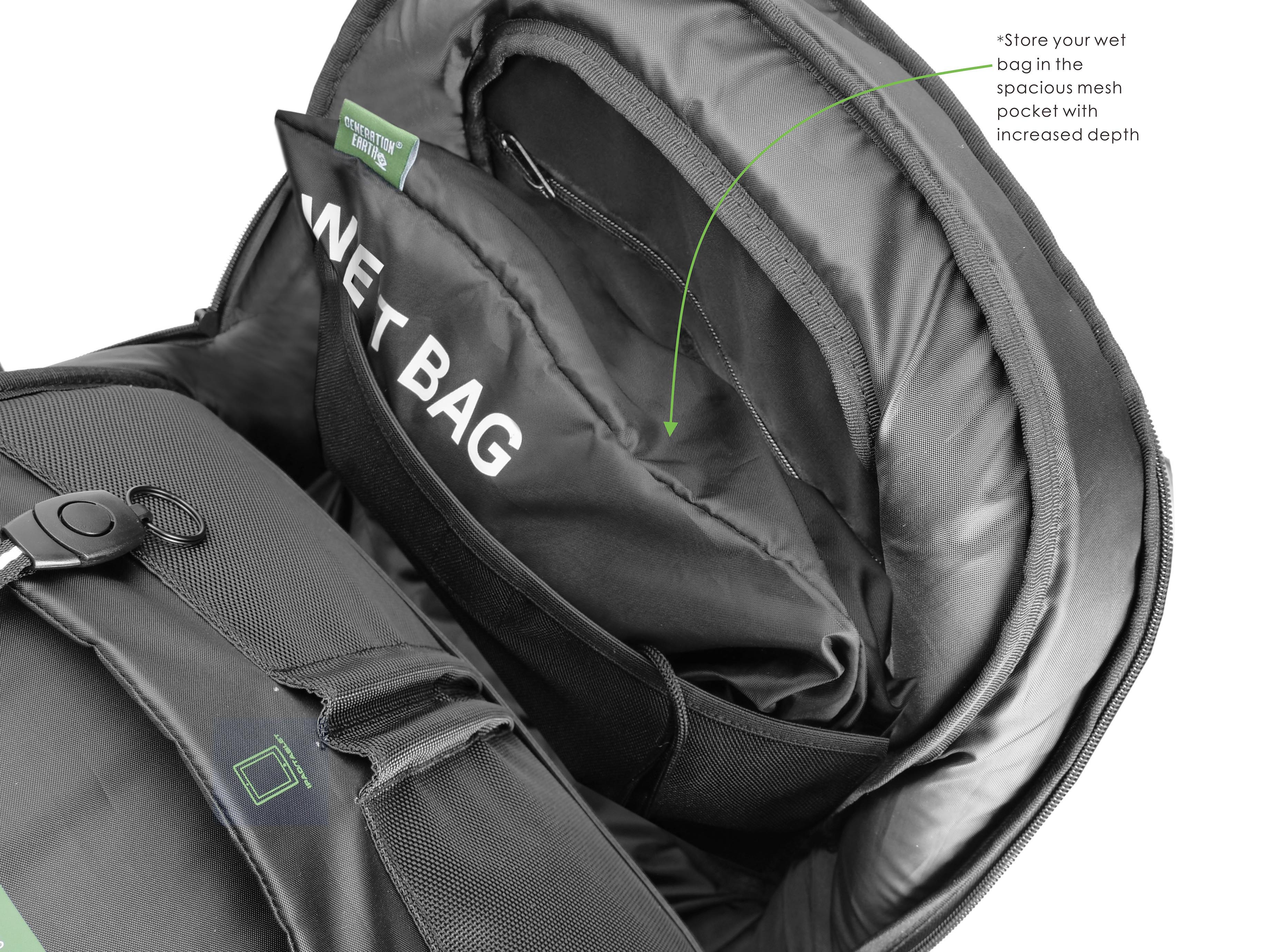 Generation Earth Warratha Laptop Backpack 16" (Black) - Image 8