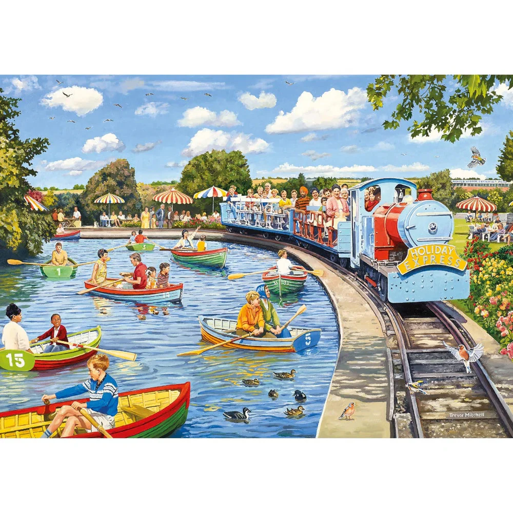 Gibsons 4x500pc Wish You Were Here Puzzle - Image 4