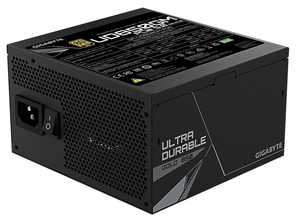 Gigabyte 850W 80+ Gold Fully Modular PCIe 5.0 ATX Power Supply (GP-UD850GM PG5) - Image 5