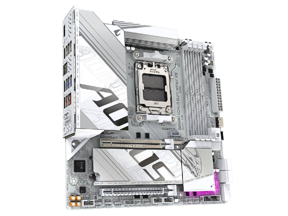 Gigabyte B850M A Elite WiFi6E Ice AM5 m-ATX Motherboard - Image 2
