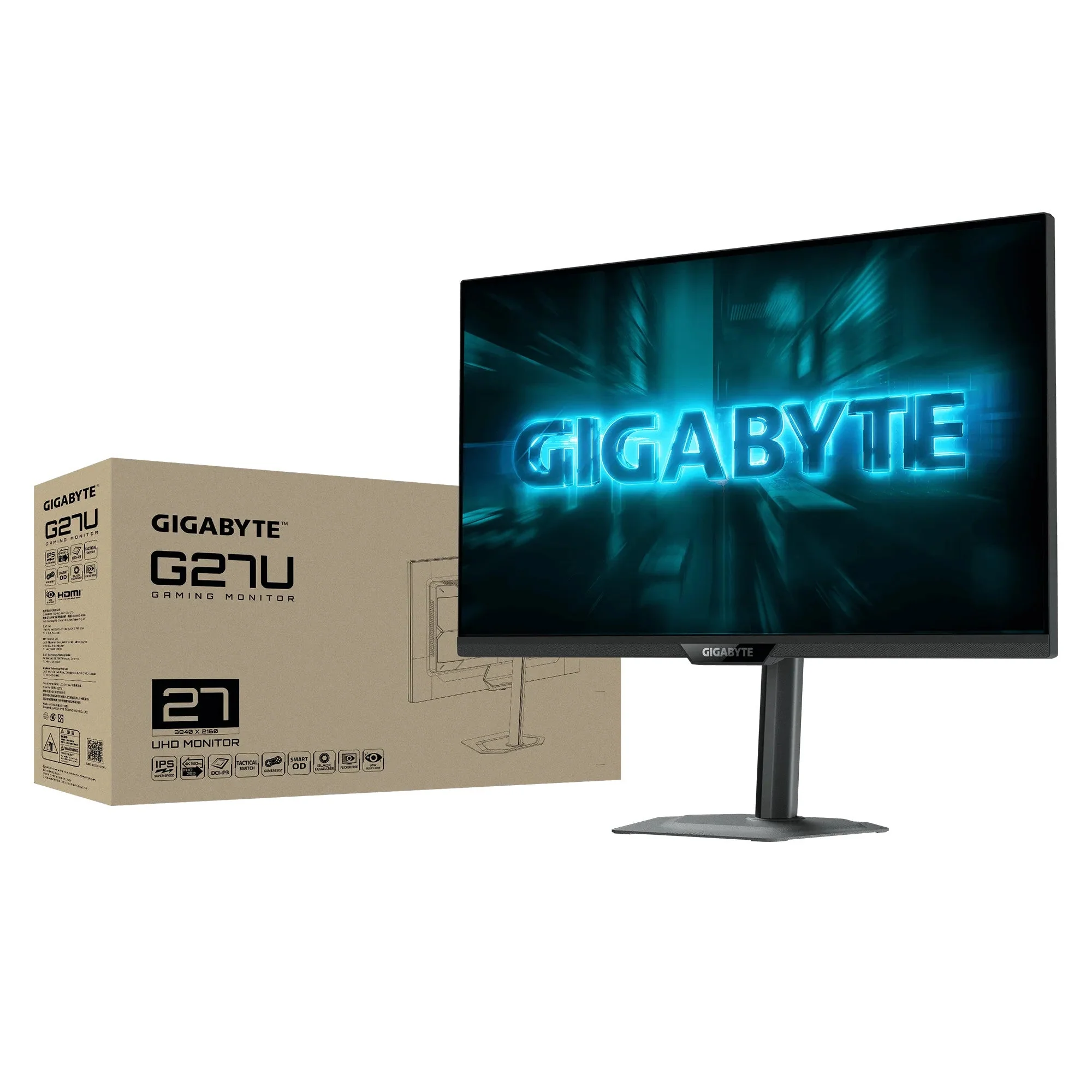 Gigabyte G27U 27" UHD 4K 160Hz 1080p 320Hz Flat Gaming Monitor - Image 7