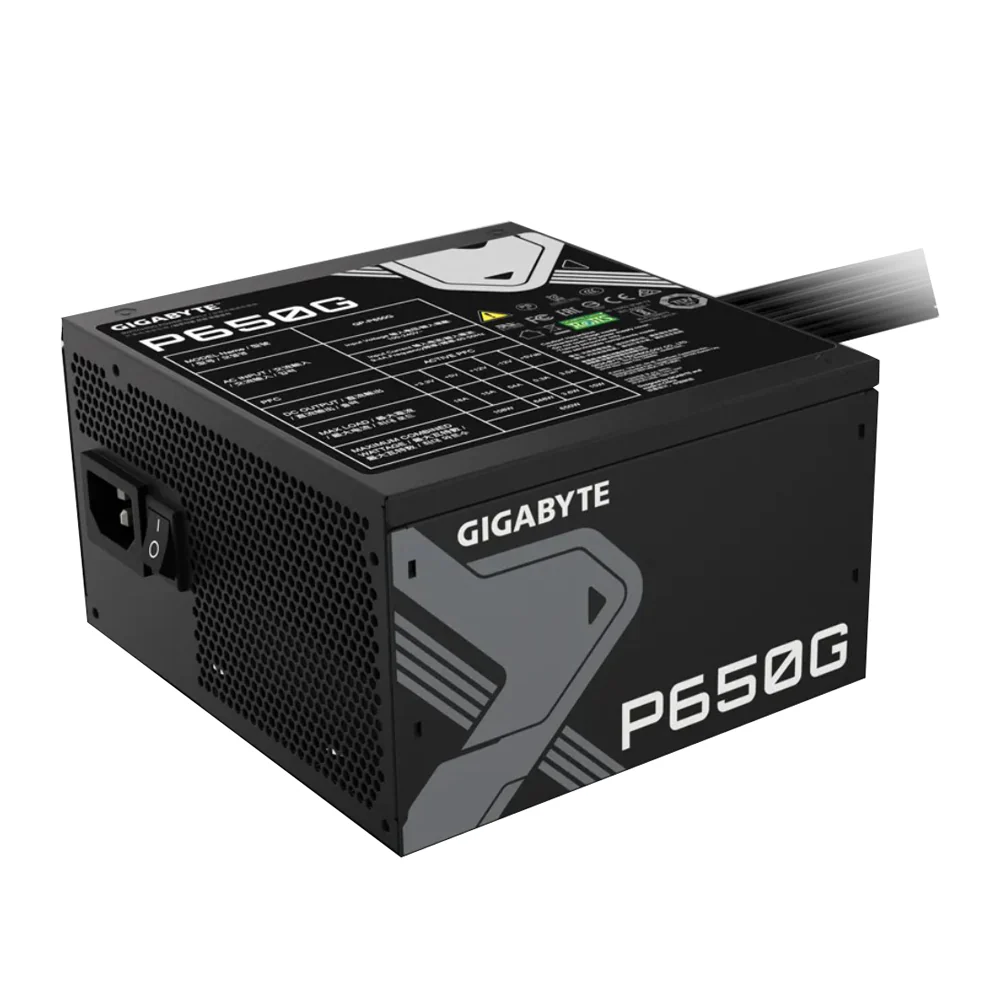 Gigabyte GP-P650SS 650W ATX PSU Power Supply 80+ Silver 120mm 12V >100K Hrs - - Image 2