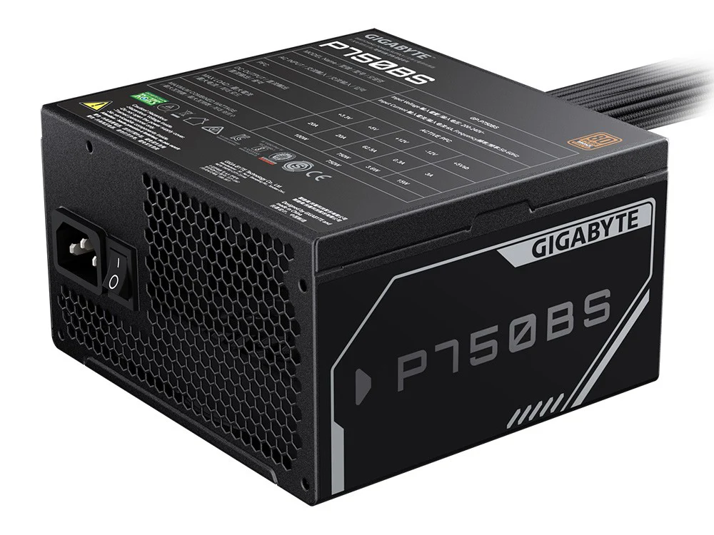 GIGABYTE GP-P750BS 750W 80+ Bronze ATX Power Supply - Image 4