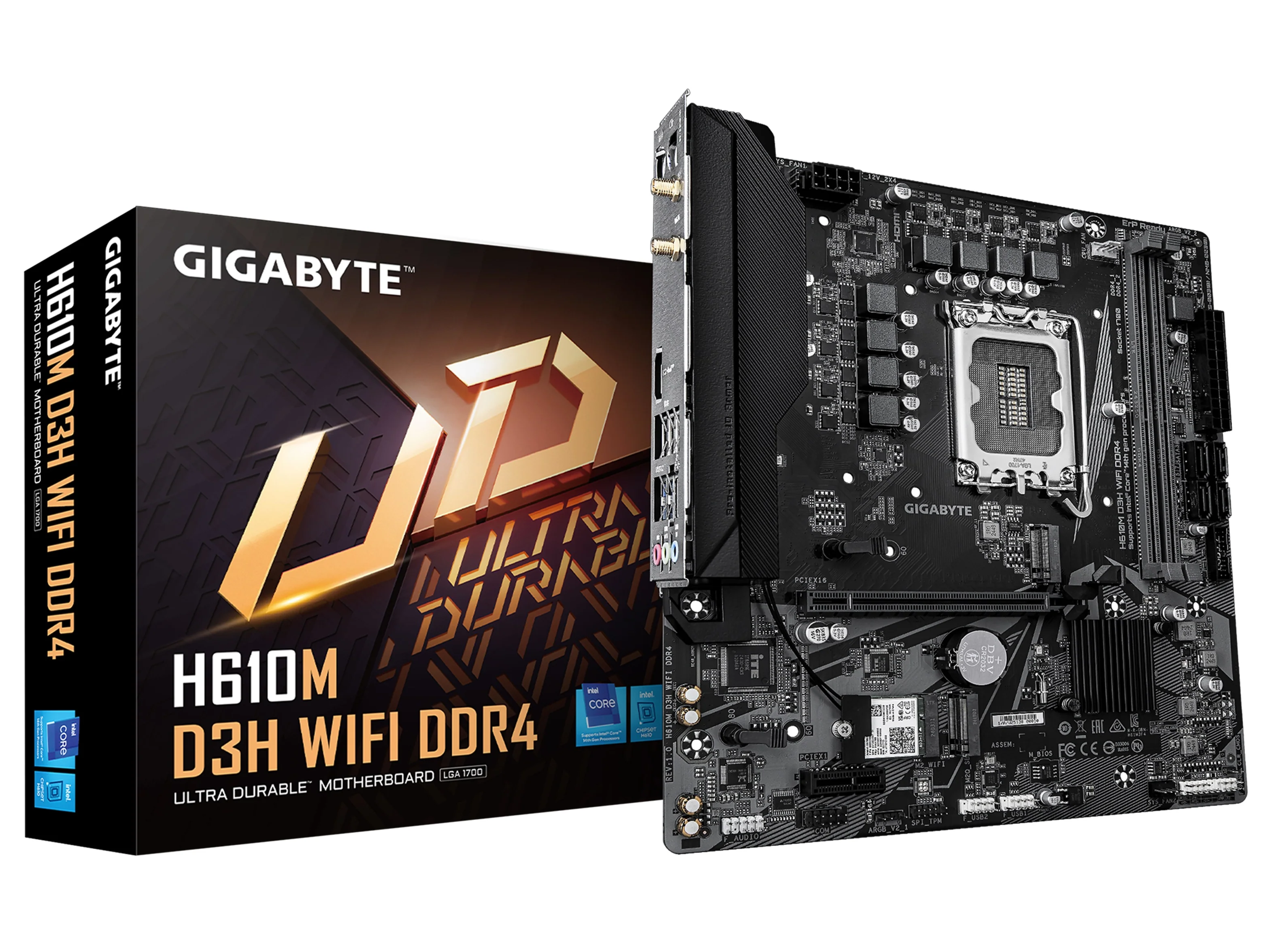 GIGABYTE H610M D3H Wi-Fi 5 DDR4 mATX Motherboard - Image 3