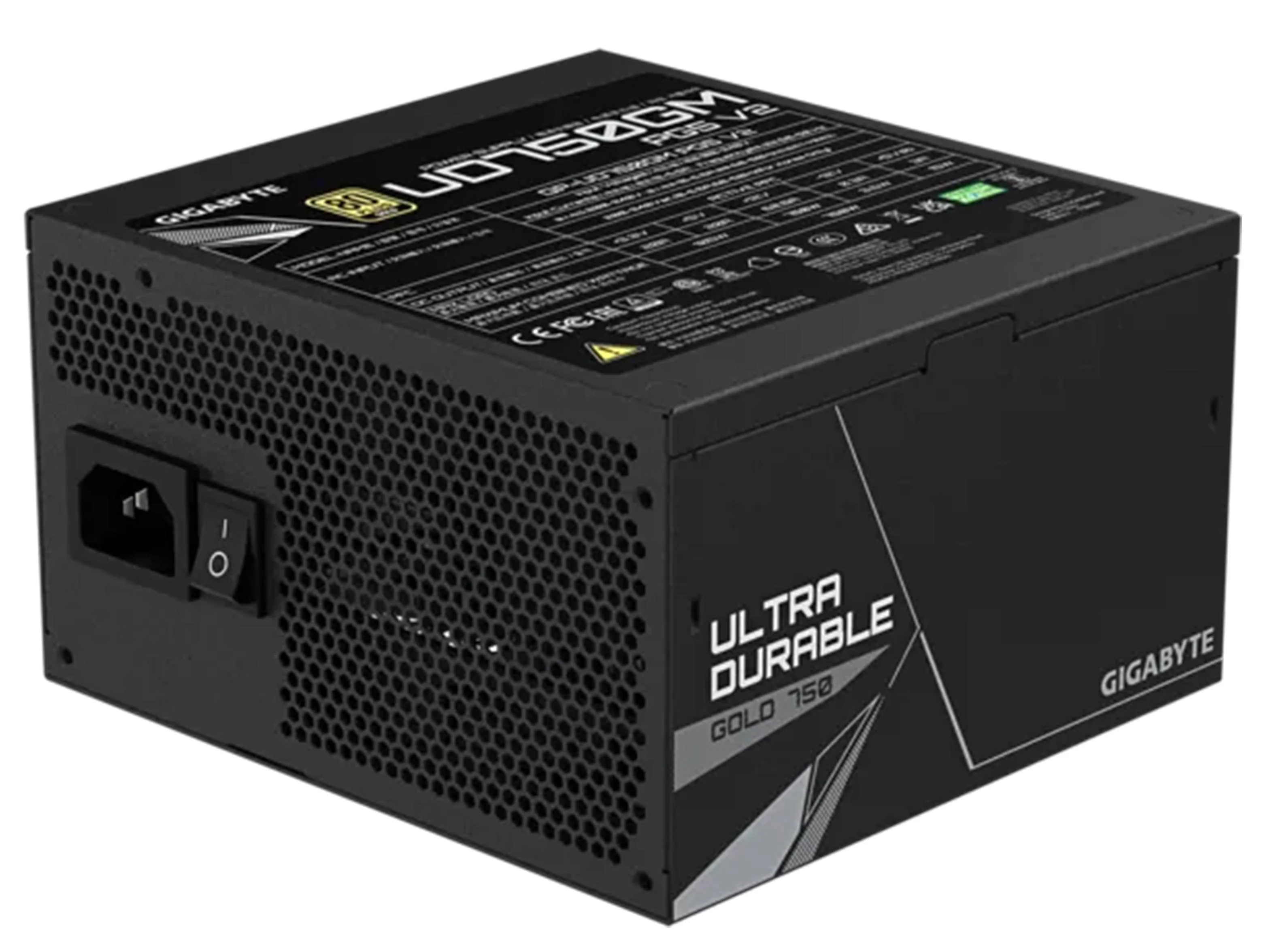 GIGABYTE UD750GM PG5 V2 750W 80+ Gold Fully Modular ATX 3.0 Power Supply - Image 2