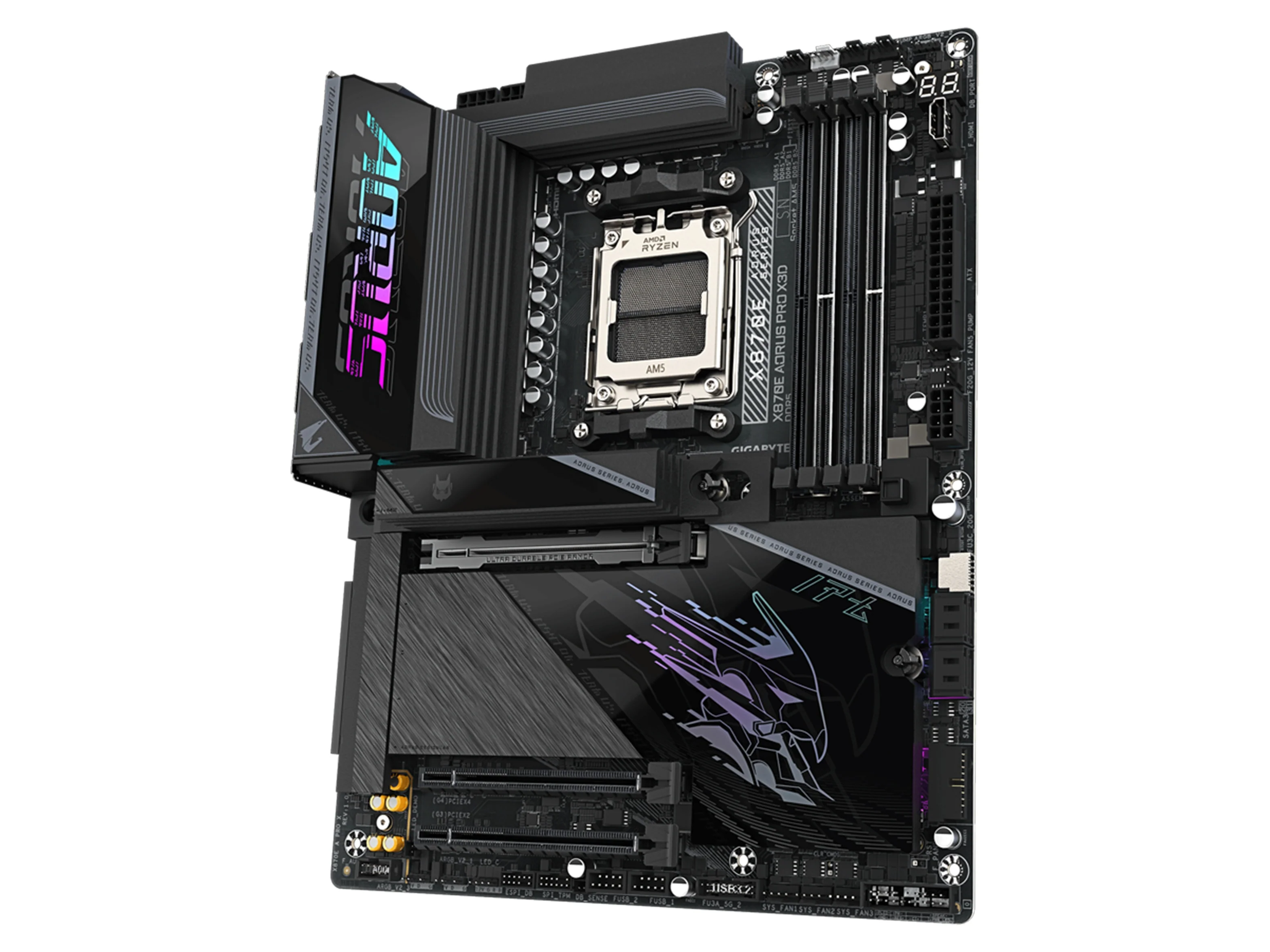 Gigabyte X870E Aorus PRO X3D AM5 ATX Motherboard (X870E AORUS PRO X3D) - Image 3