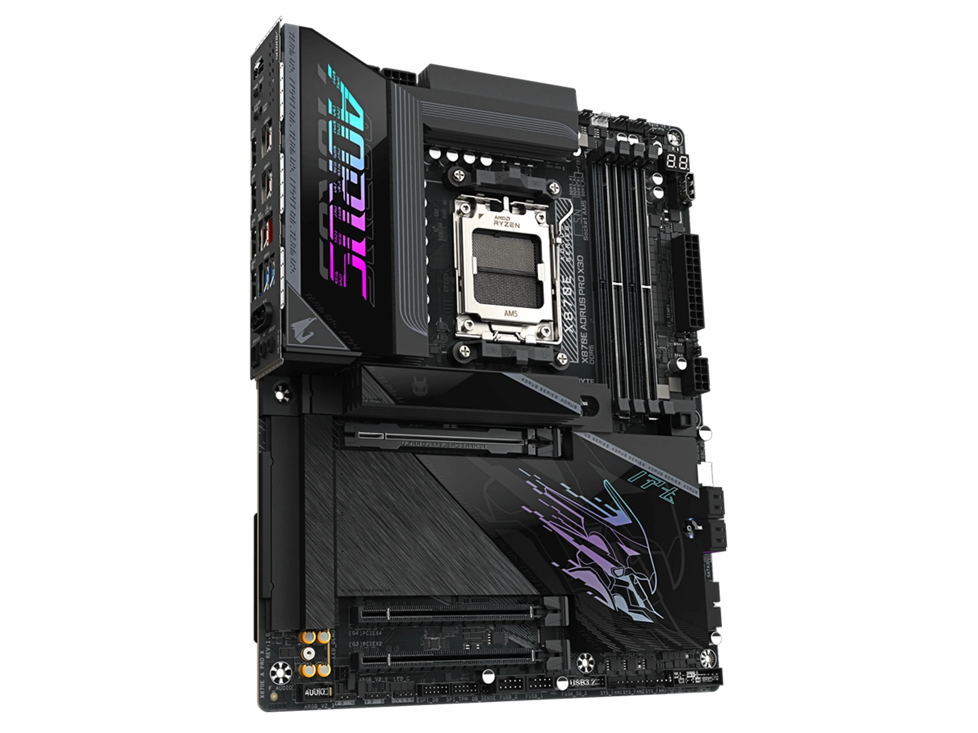 Gigabyte X870E Aorus PRO X3D AM5 ATX Motherboard (X870E AORUS PRO X3D) - Image 4
