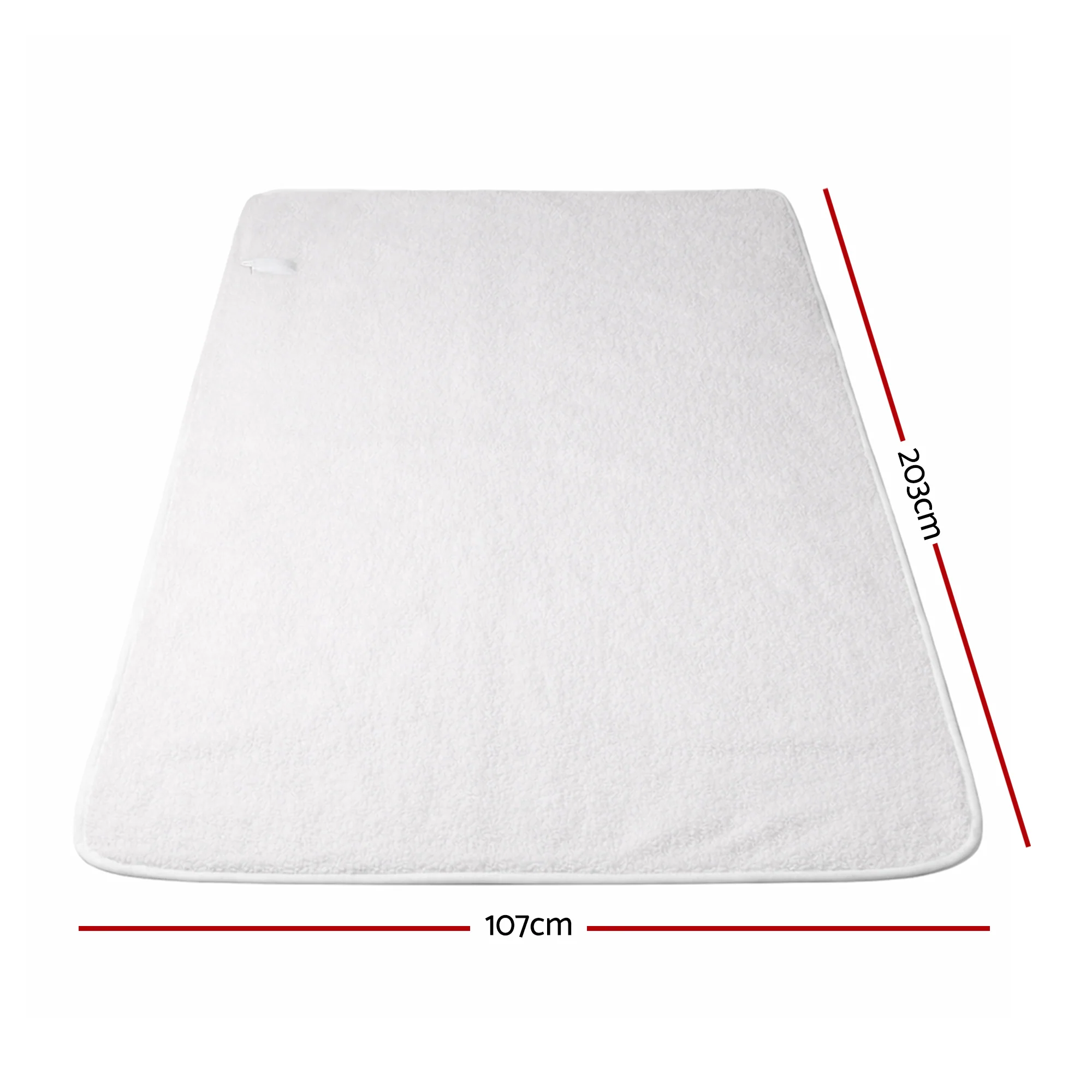 Giselle Electric Blanket LED Remote Sherpa Fleece Underlay Fully Fitted Machine Washable King Single - Image 3