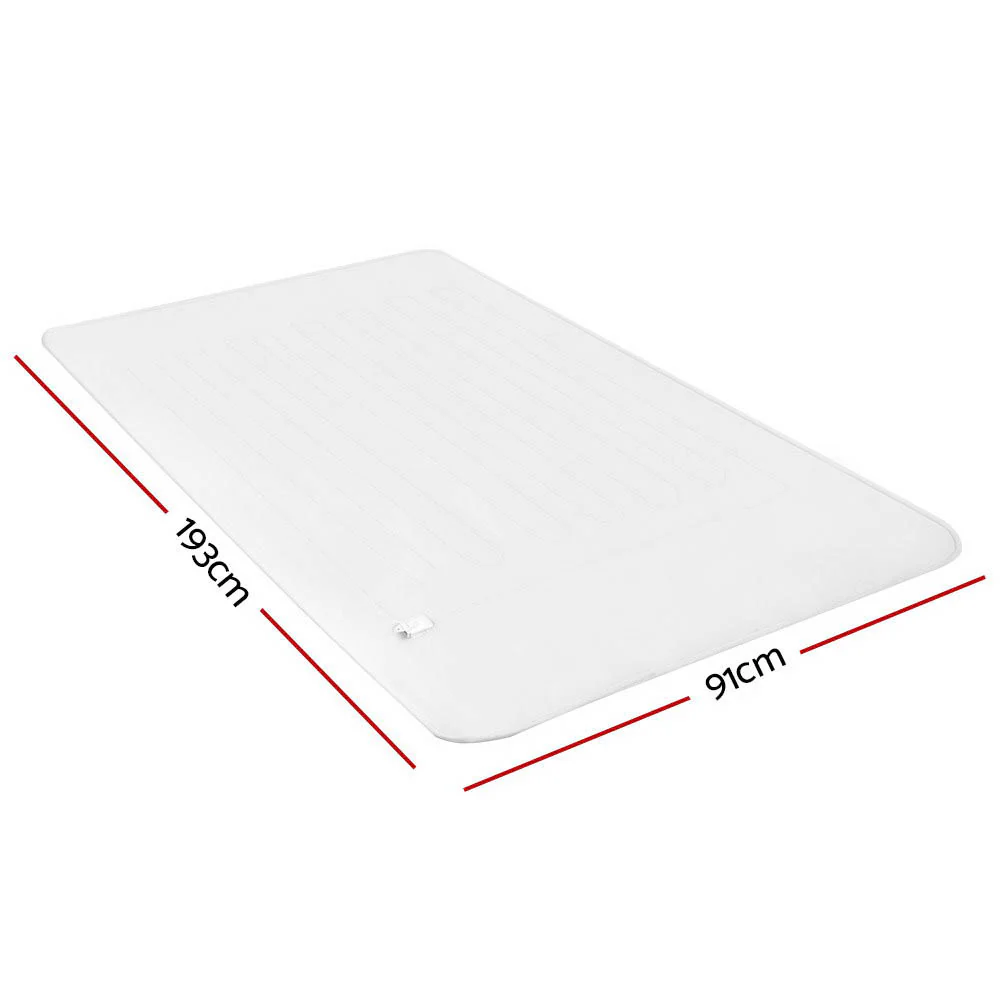 Giselle Electric Blanket Single Heated Fully Fitted Washable Pad Winter Warm - Image 3