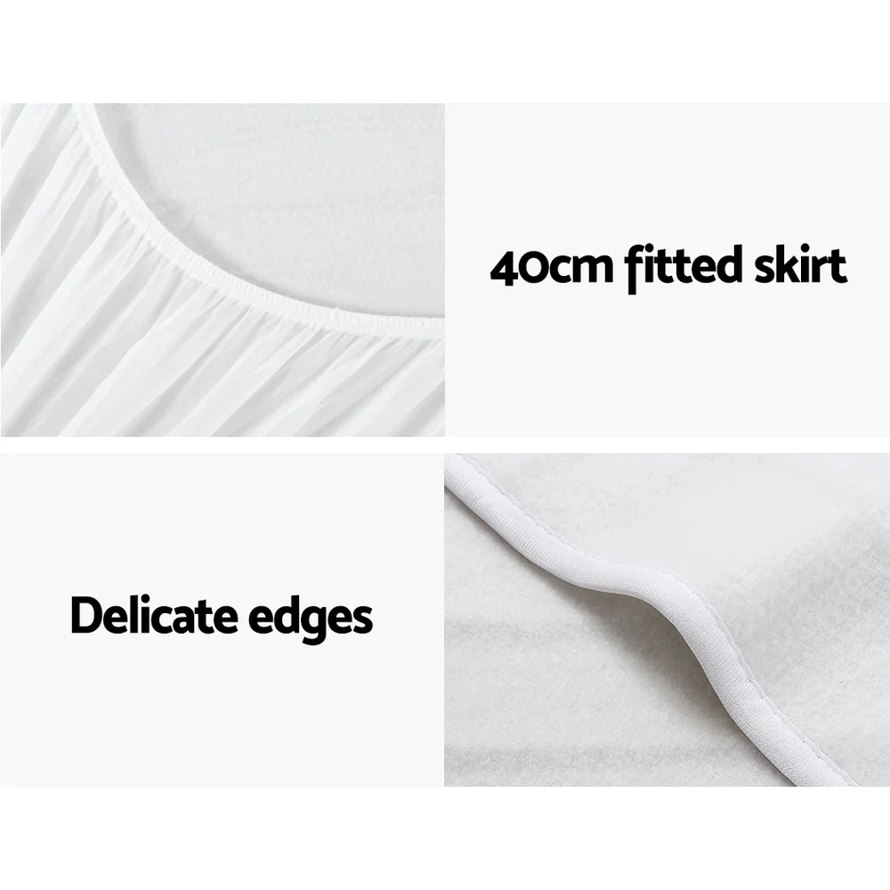 Giselle Electric Blanket Single Heated Fully Fitted Washable Pad Winter Warm - Image 6