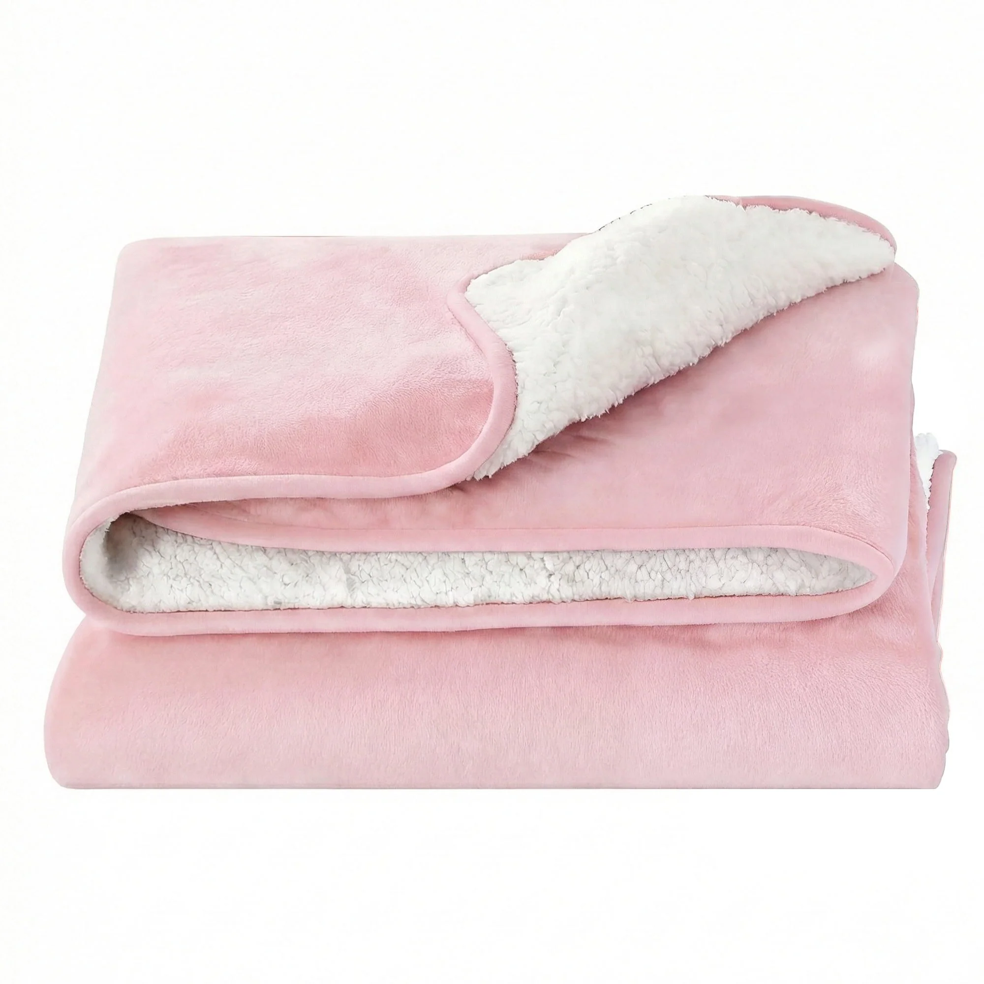 Giselle Electric Throw Rug Double Size 200x180cm Fleece Flannel Heated Blanket (Pink) - Image 4