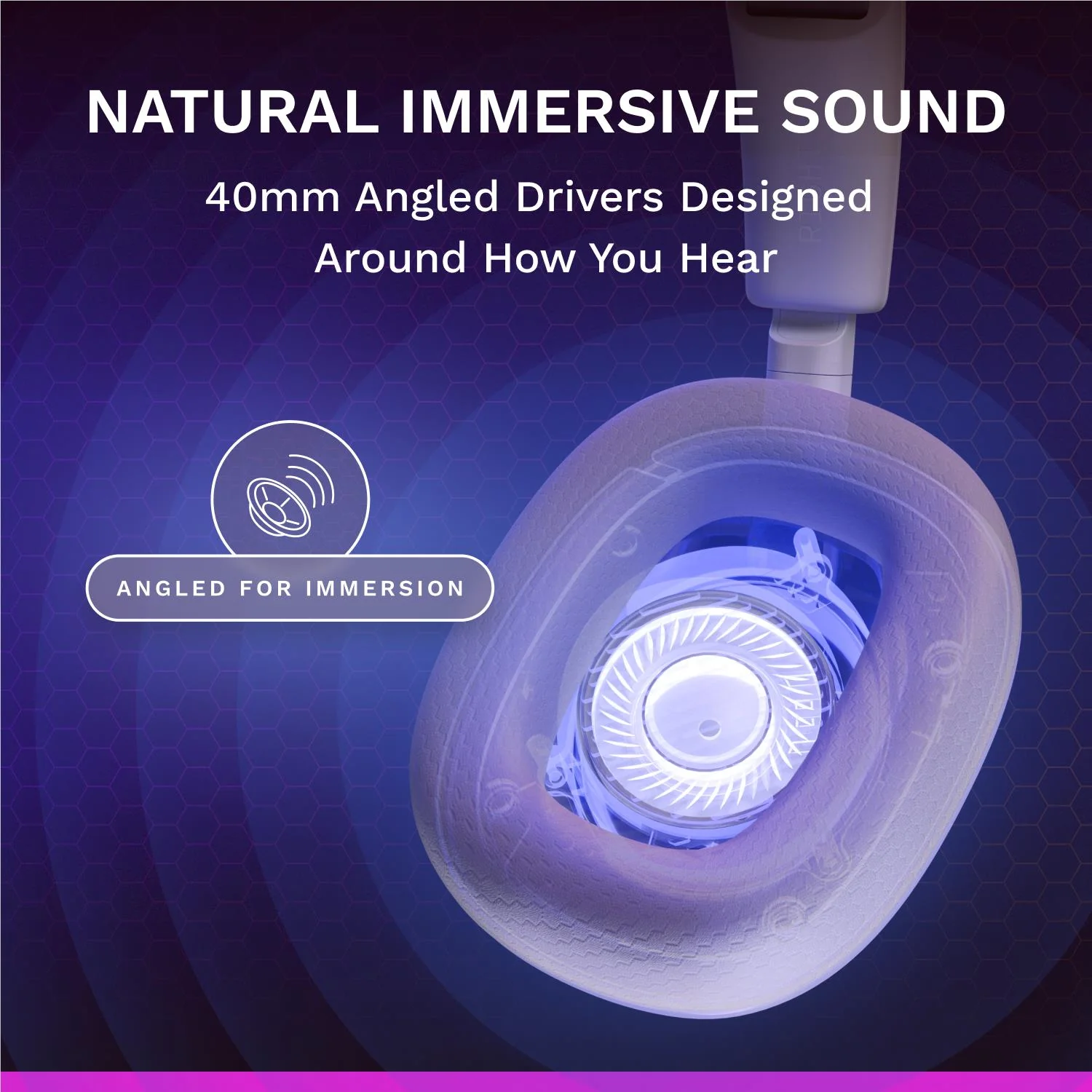 Glorious GHS Eternal RGB Stereo RGB Gaming Headset for PS5, PS4, Switch and PC (White) - Image 5