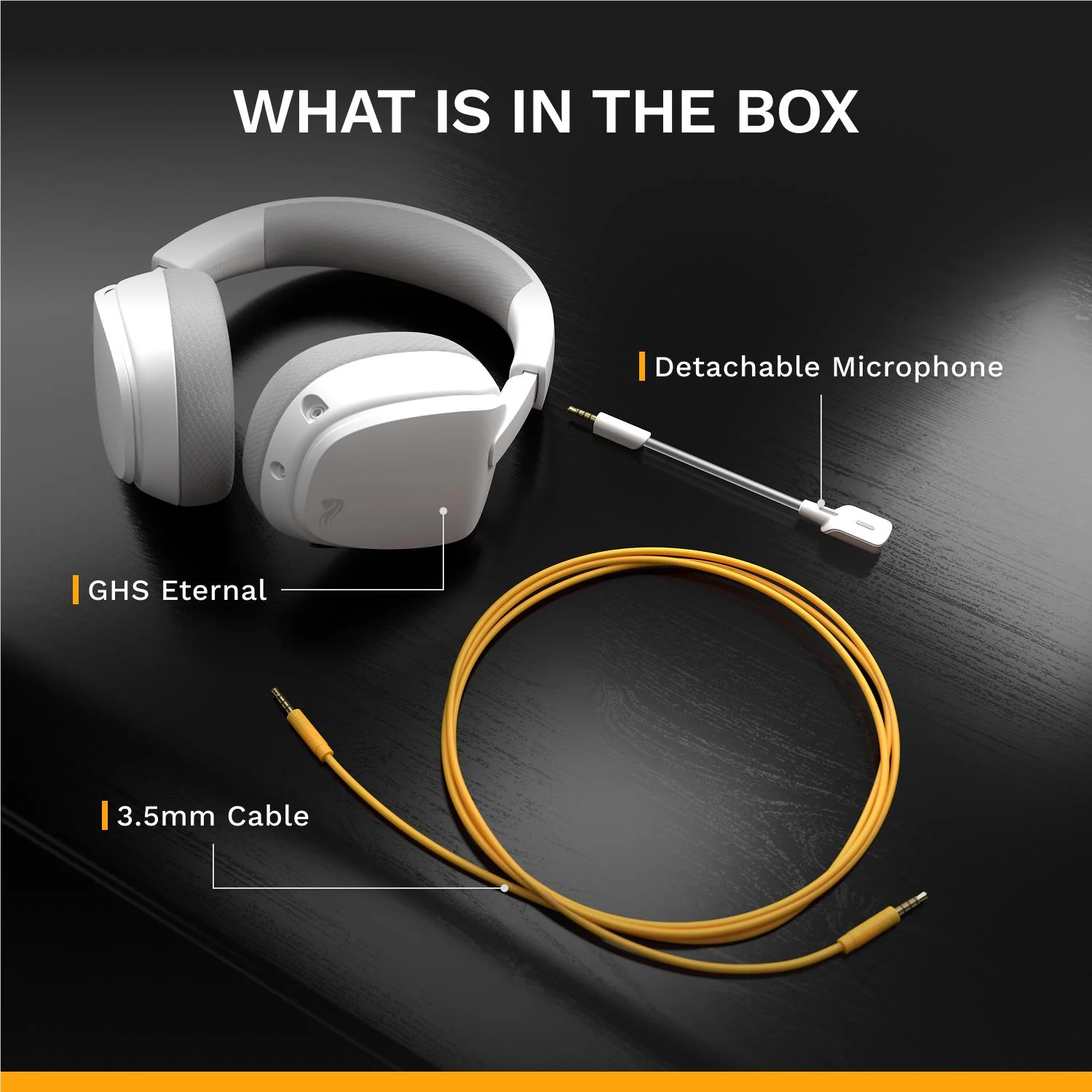 Glorious GHS Eternal Stereo Gaming Headset for PS5, PS4, Xbox, Switch and PC (White) - Image 11