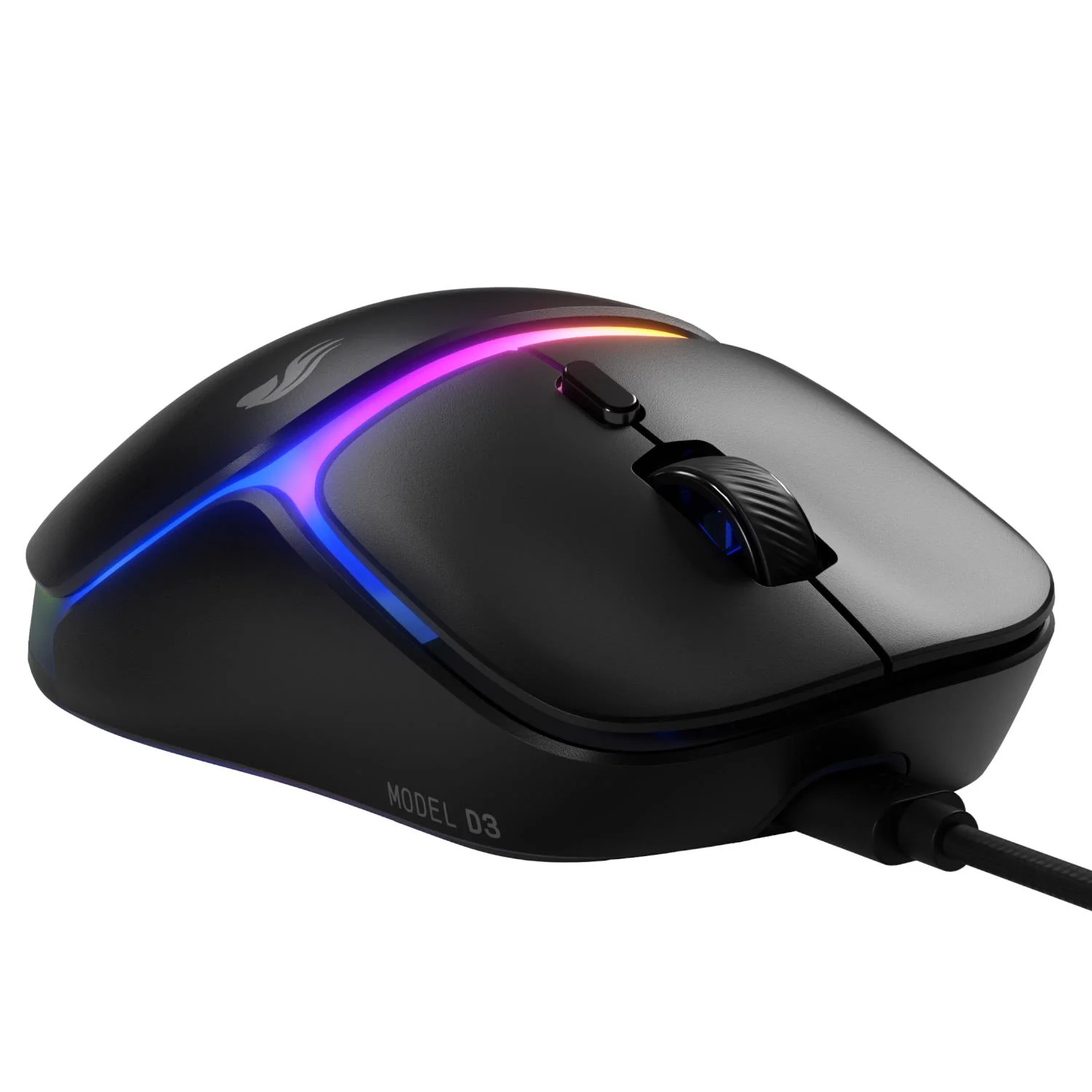 Glorious Model D3 Wired Gaming Mouse (Black) - Image 3