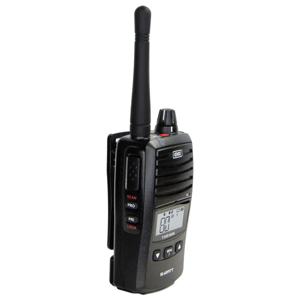 GME 5W UHF HH Radio with Speaker Mic (Black) - Image 4